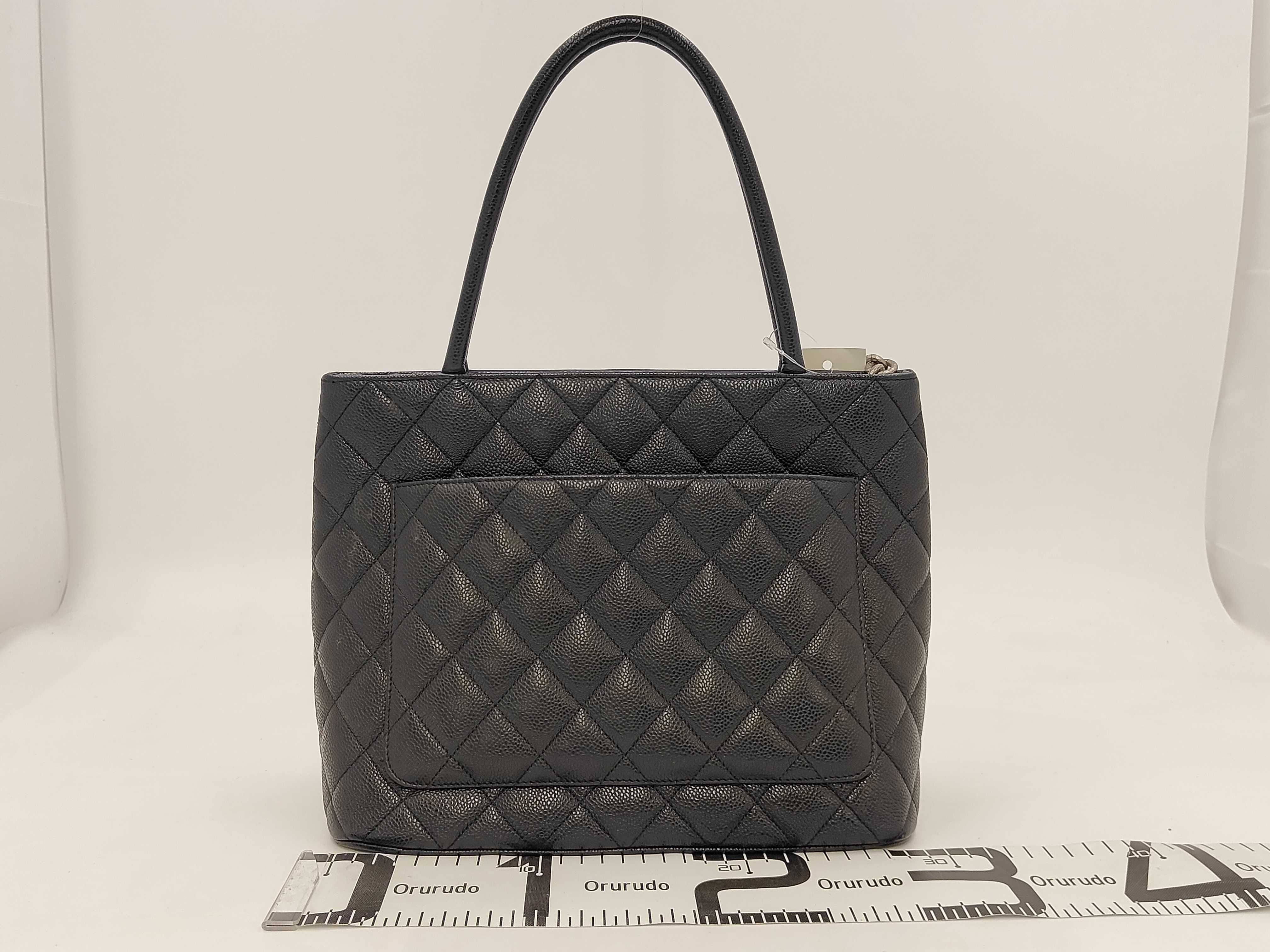 Reprint Tote Matelasse Caviar Skin Handbag — view 2