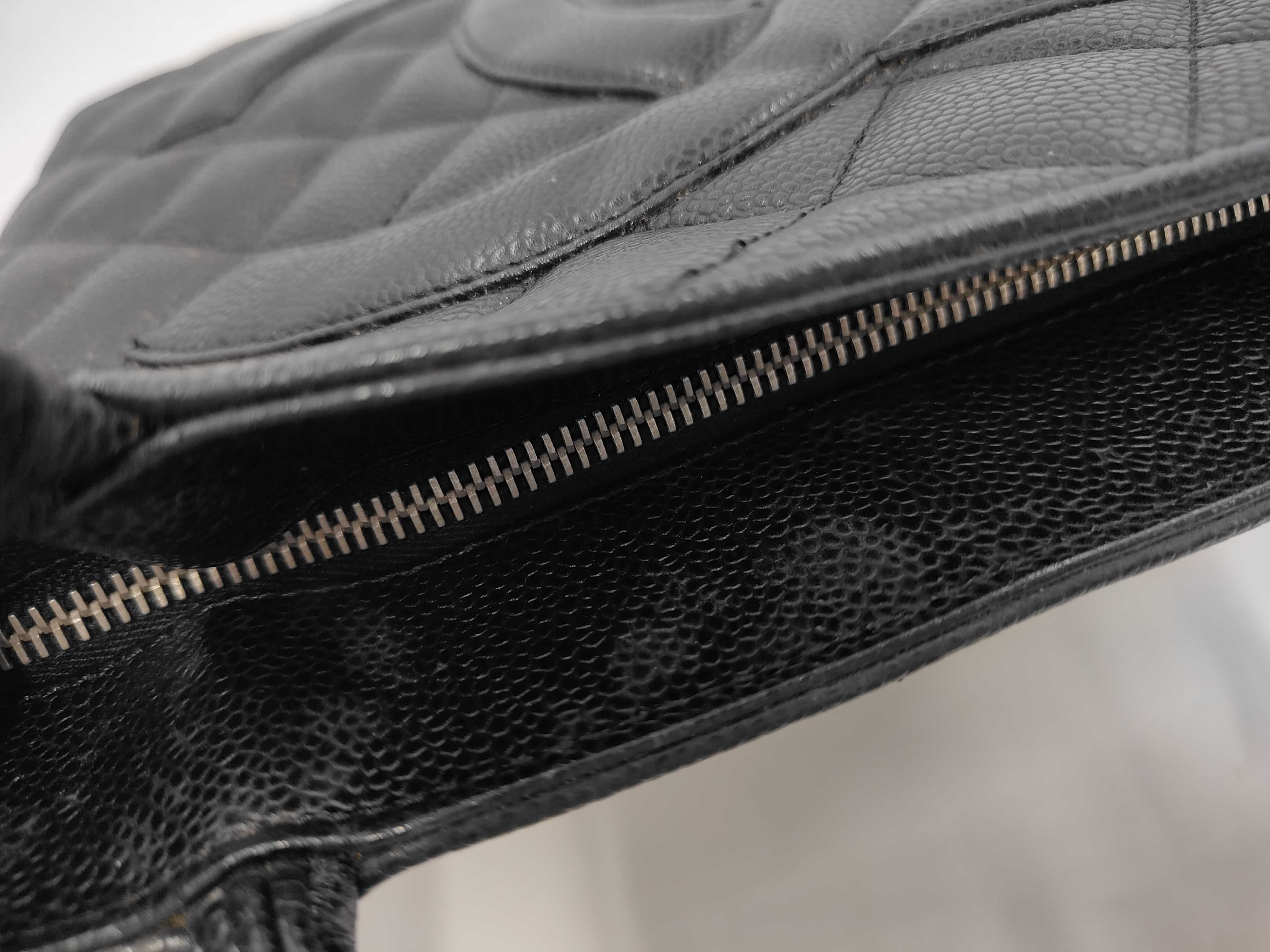 Reprint Tote Matelasse Caviar Skin Handbag — view 8