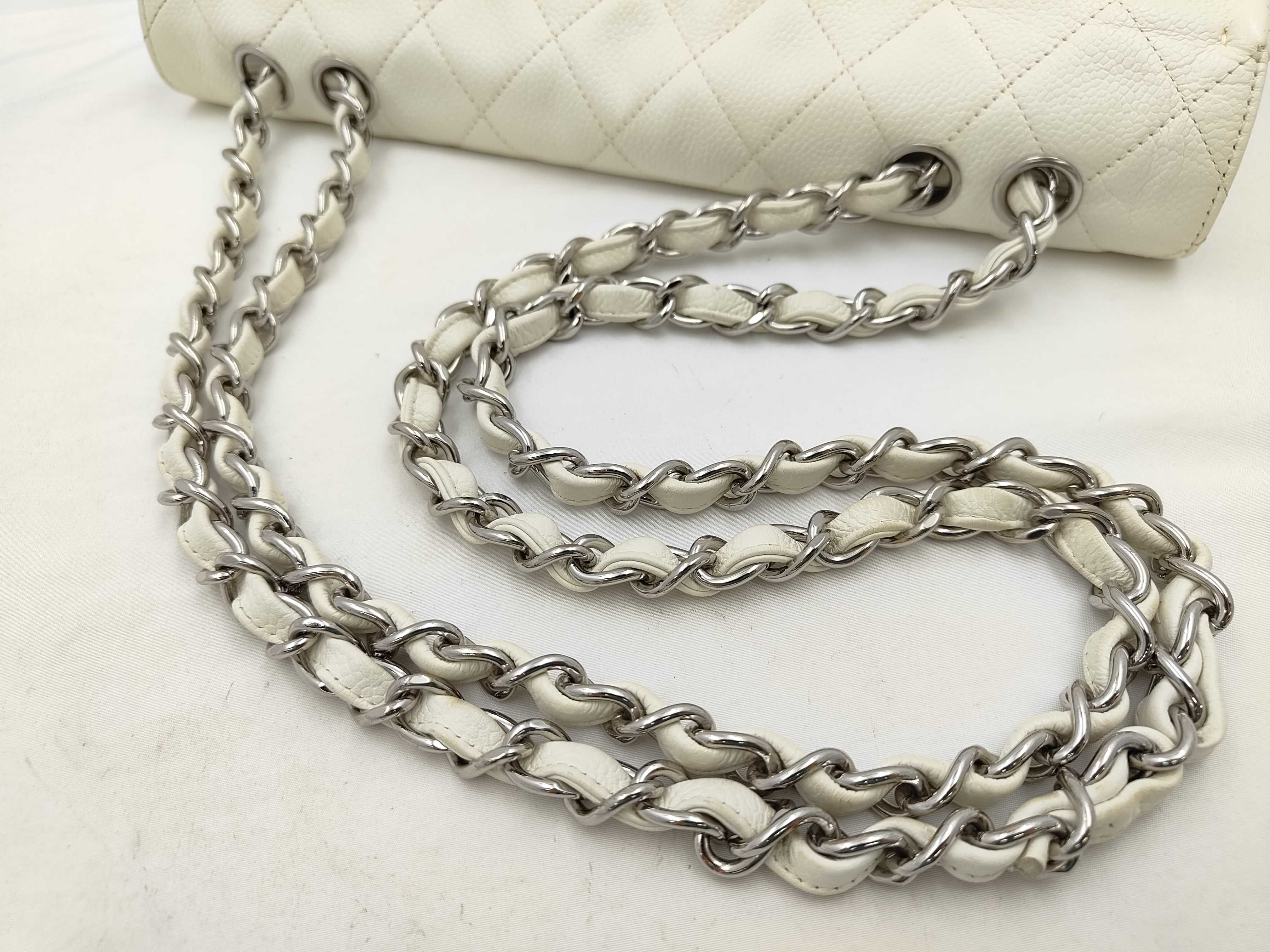 Caviar Skin Large Matelassé Shoulder Bag (Serial No. 12) — view 3