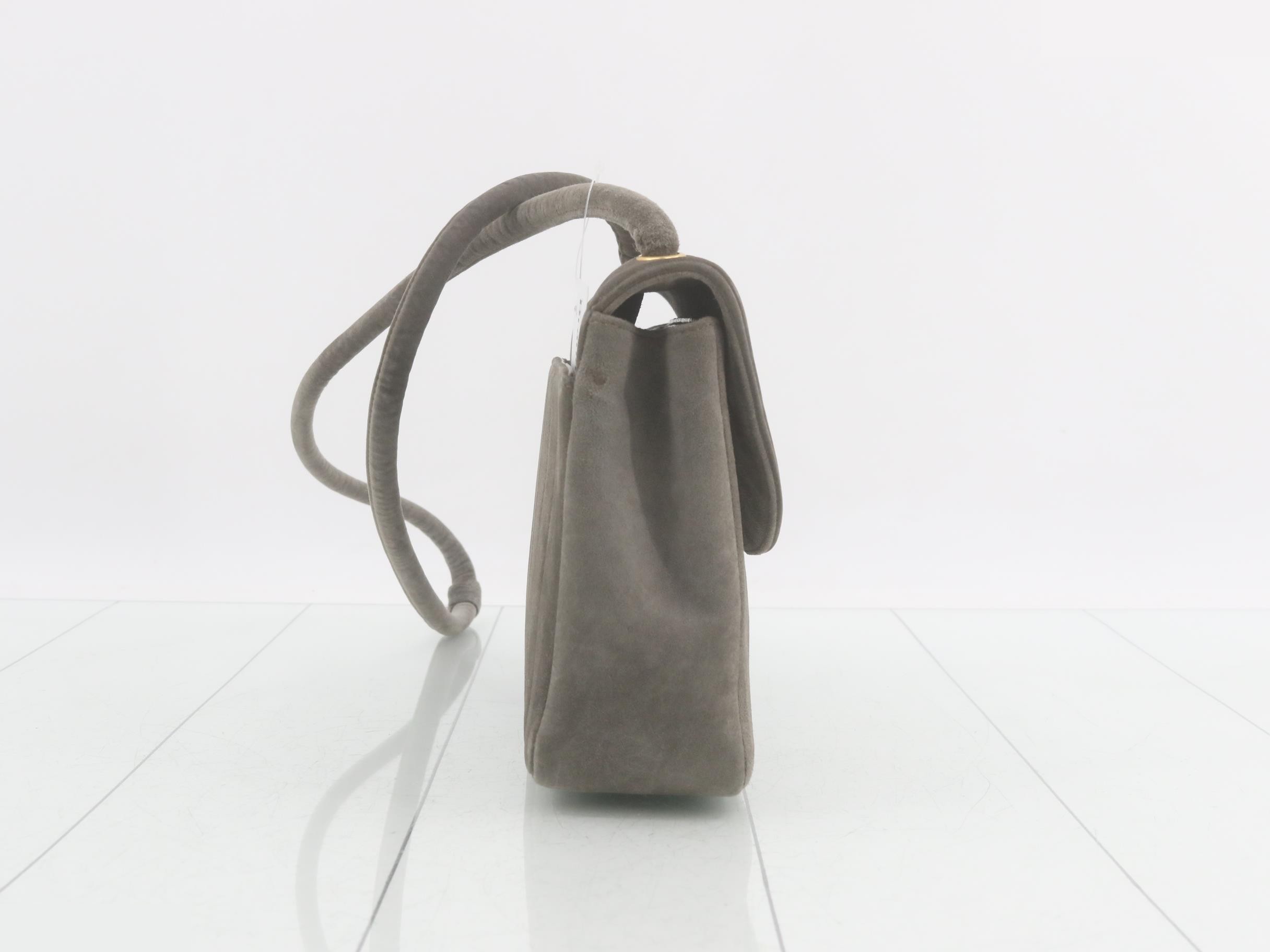 Suede shoulder bag — view 4