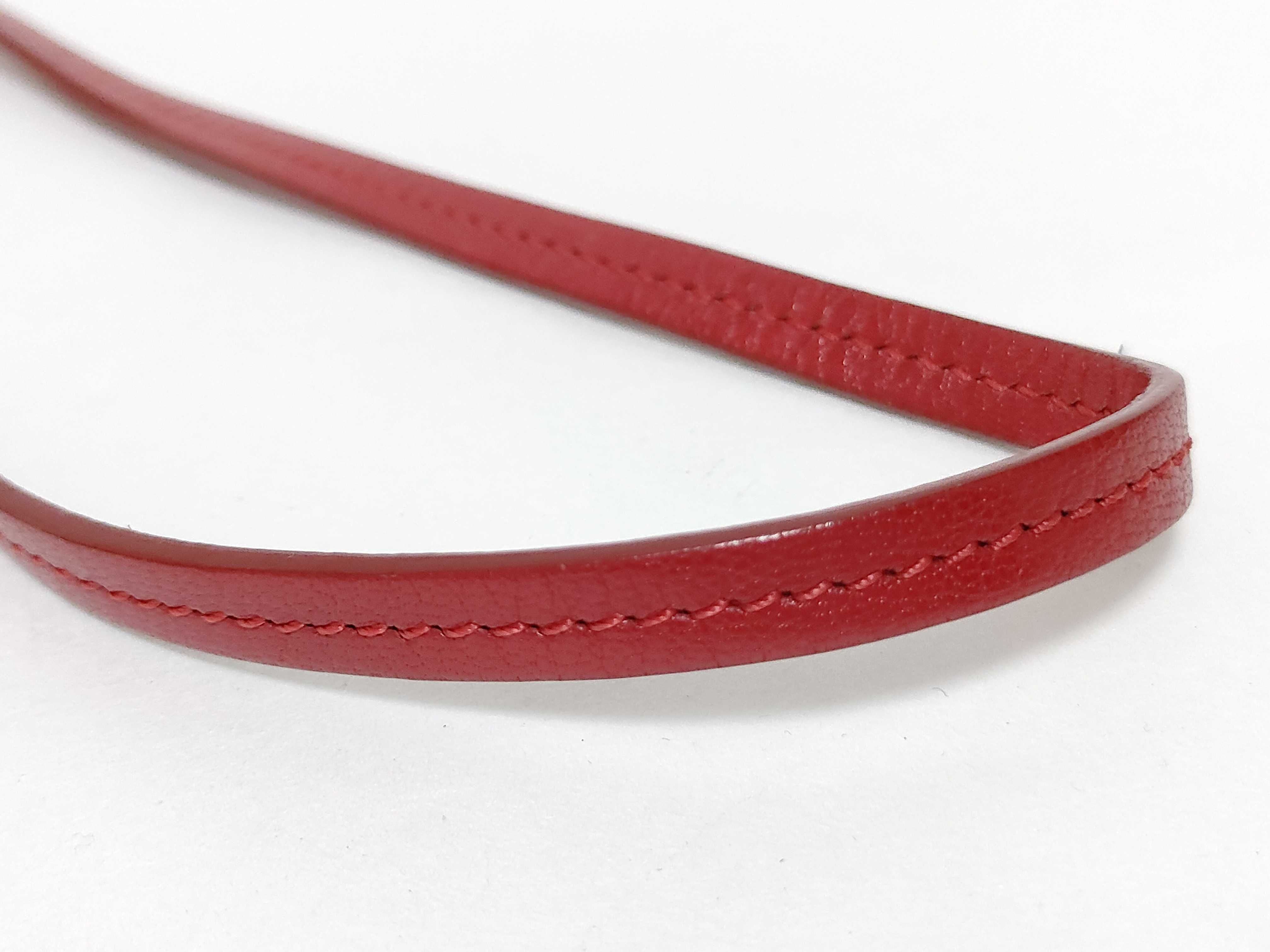 Clasp Mini Leather Shoulder Bag Red Shoulder Bag — view 4