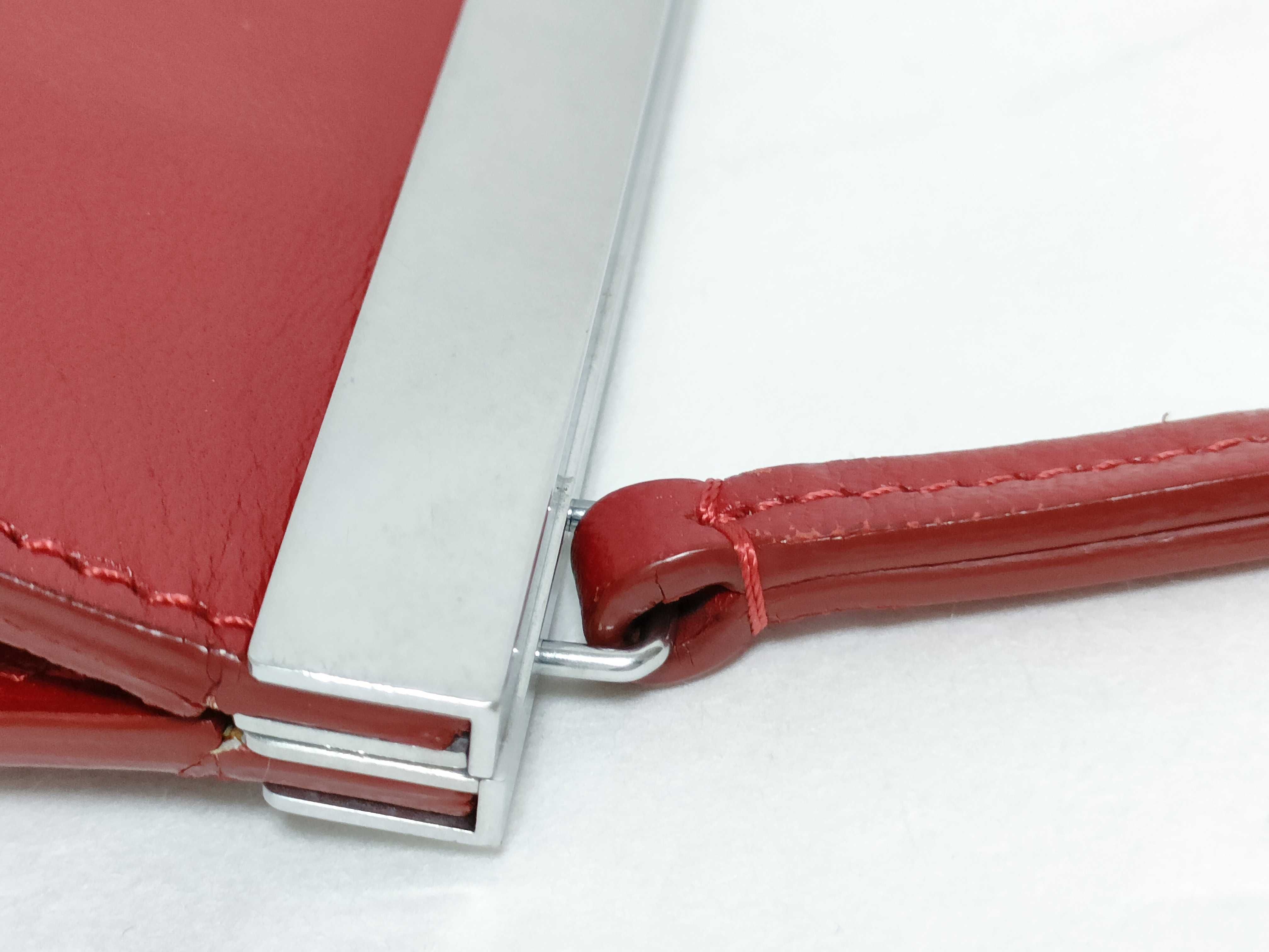 Clasp Mini Leather Shoulder Bag Red Shoulder Bag — view 5
