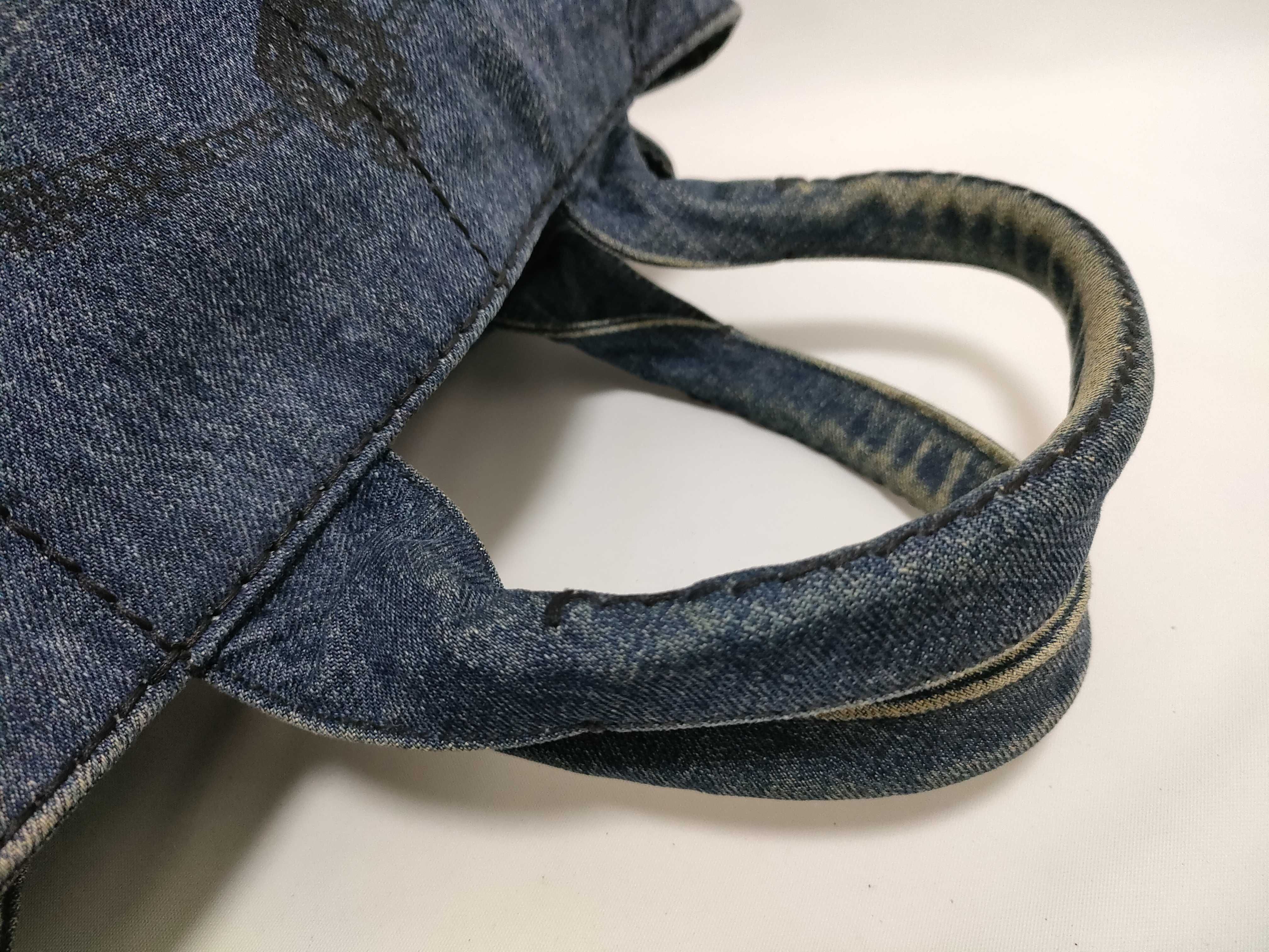 Canapa Denim Indigo Tote Bag Handbag with Dust Bag — view 3