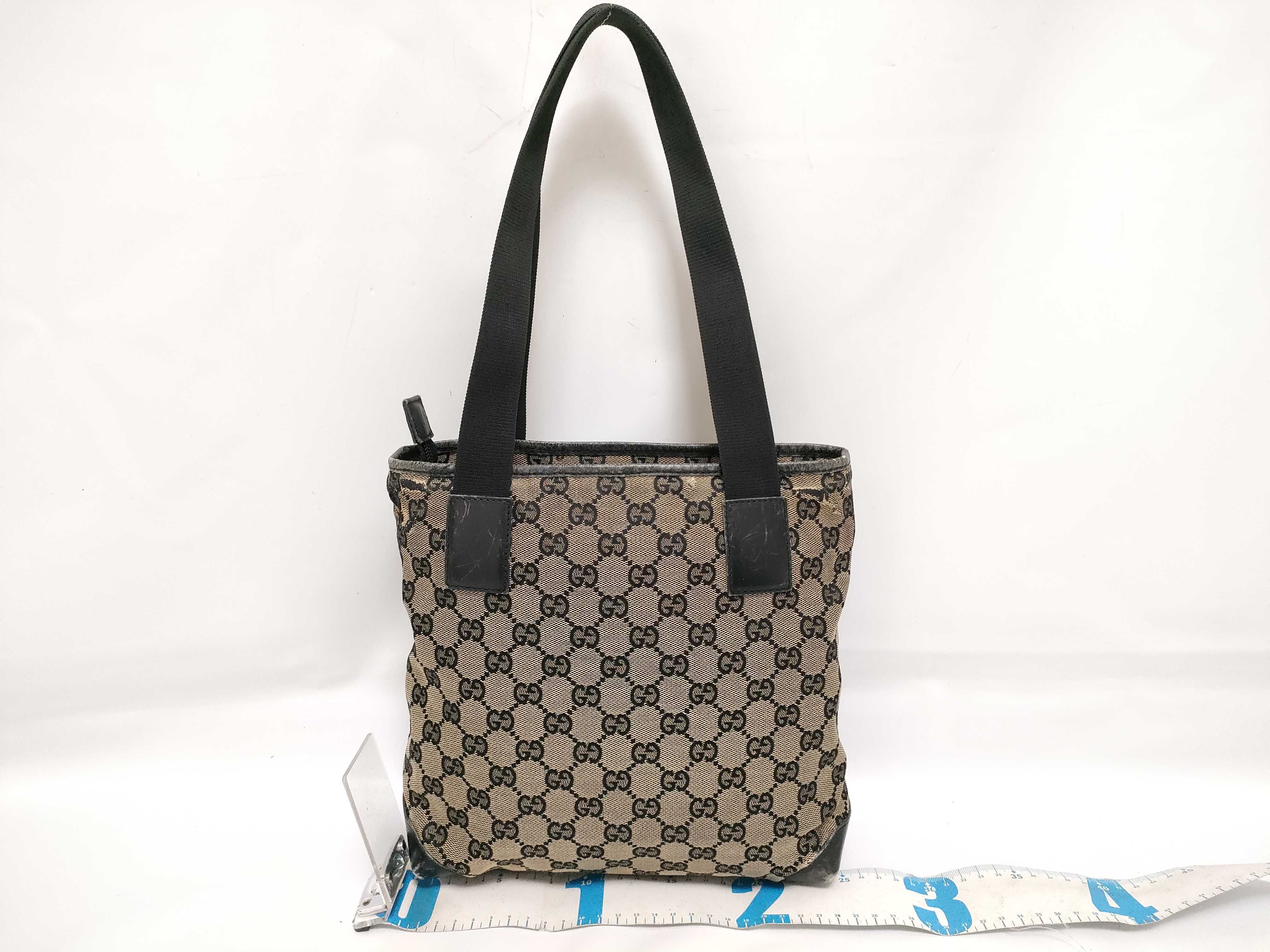 GG Canvas Tote Bag with Front Pocket — view 2