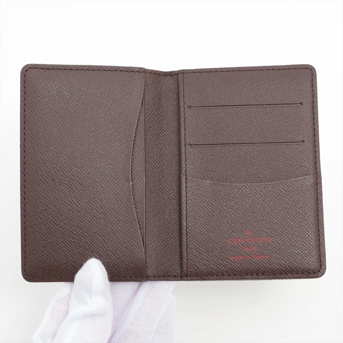 Damier Organizer de Poche N63145 MI0096 Brown Card Case — view 3