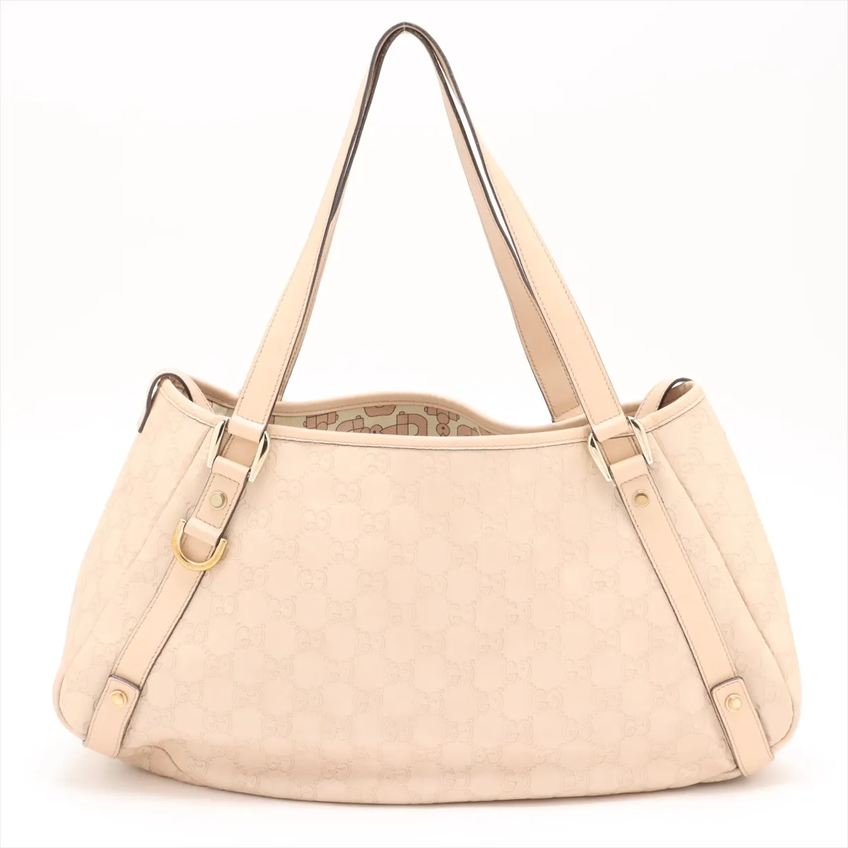Guccisima leather tote bag pink 130736 — view 2