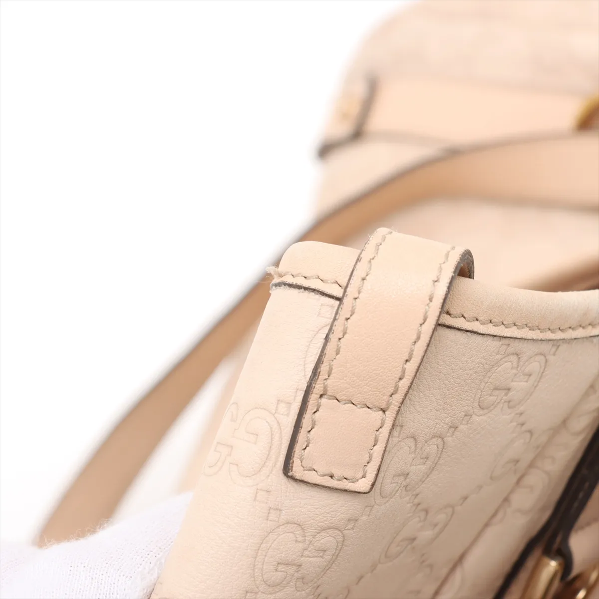 Guccisima leather tote bag pink 130736 — view 11