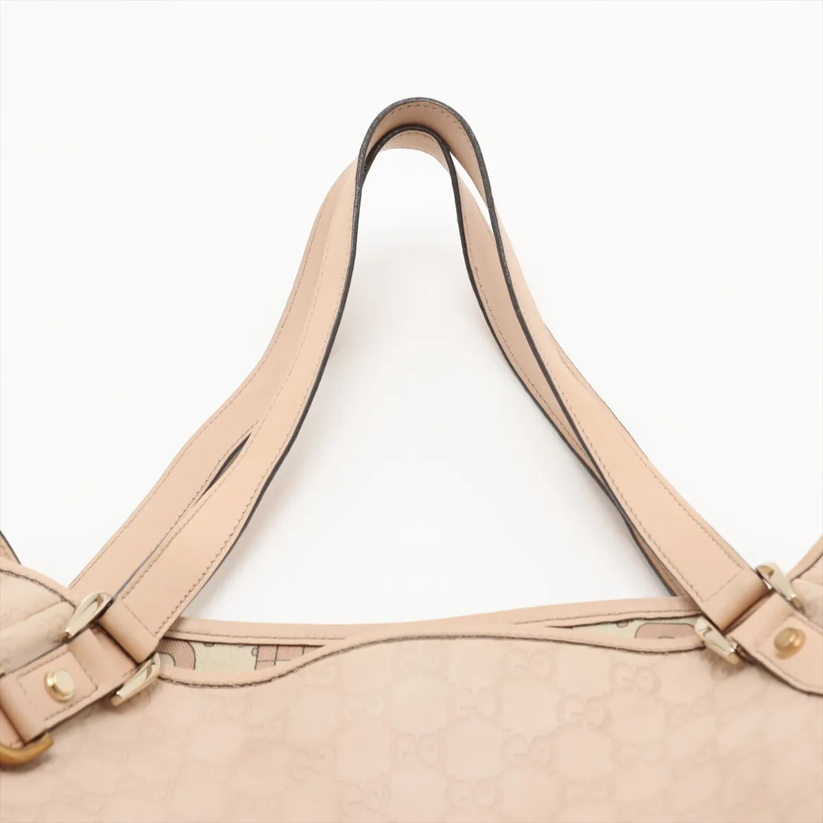 Guccisima leather tote bag pink 130736 — view 6