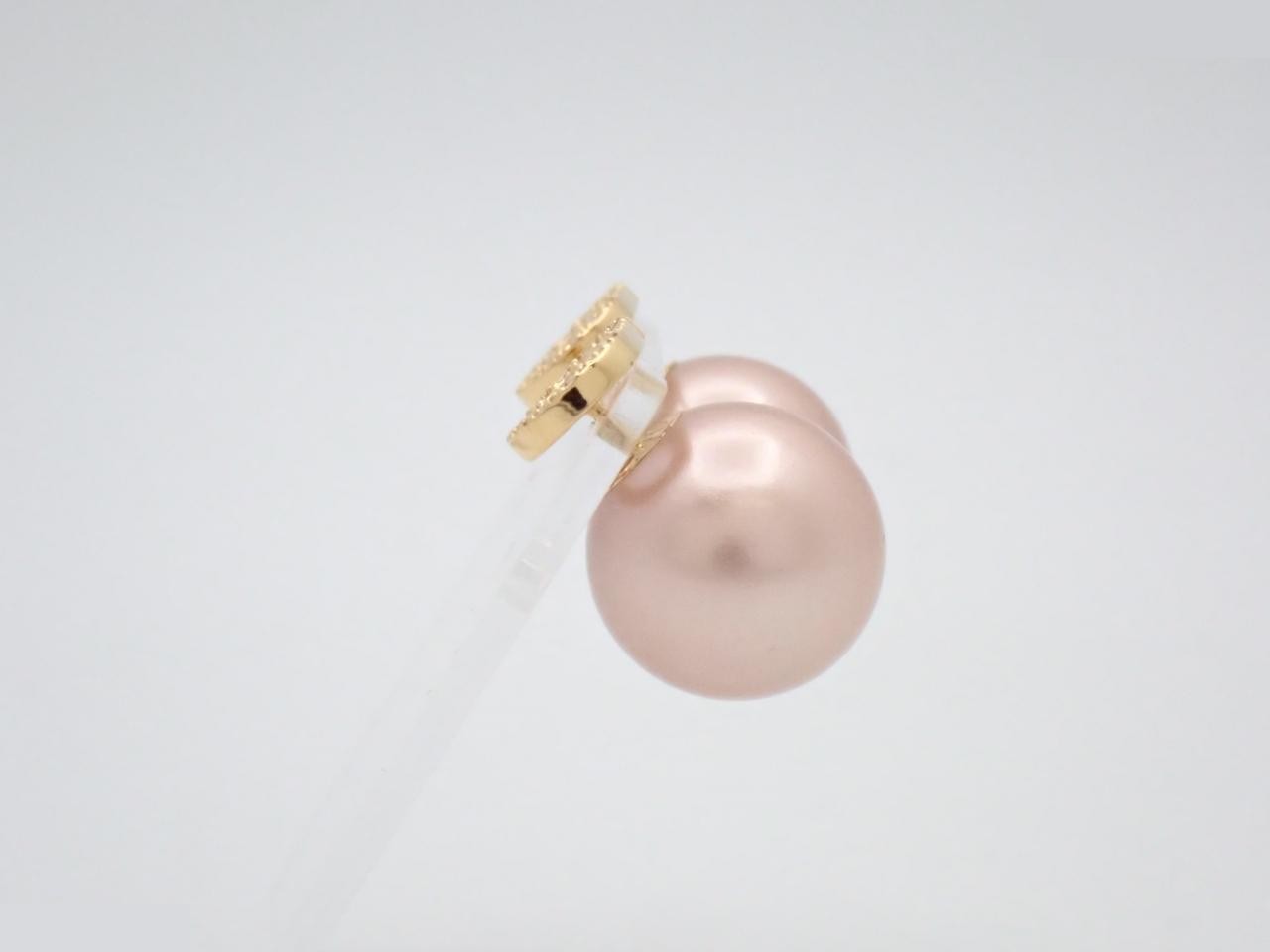 Gold earrings — view 3