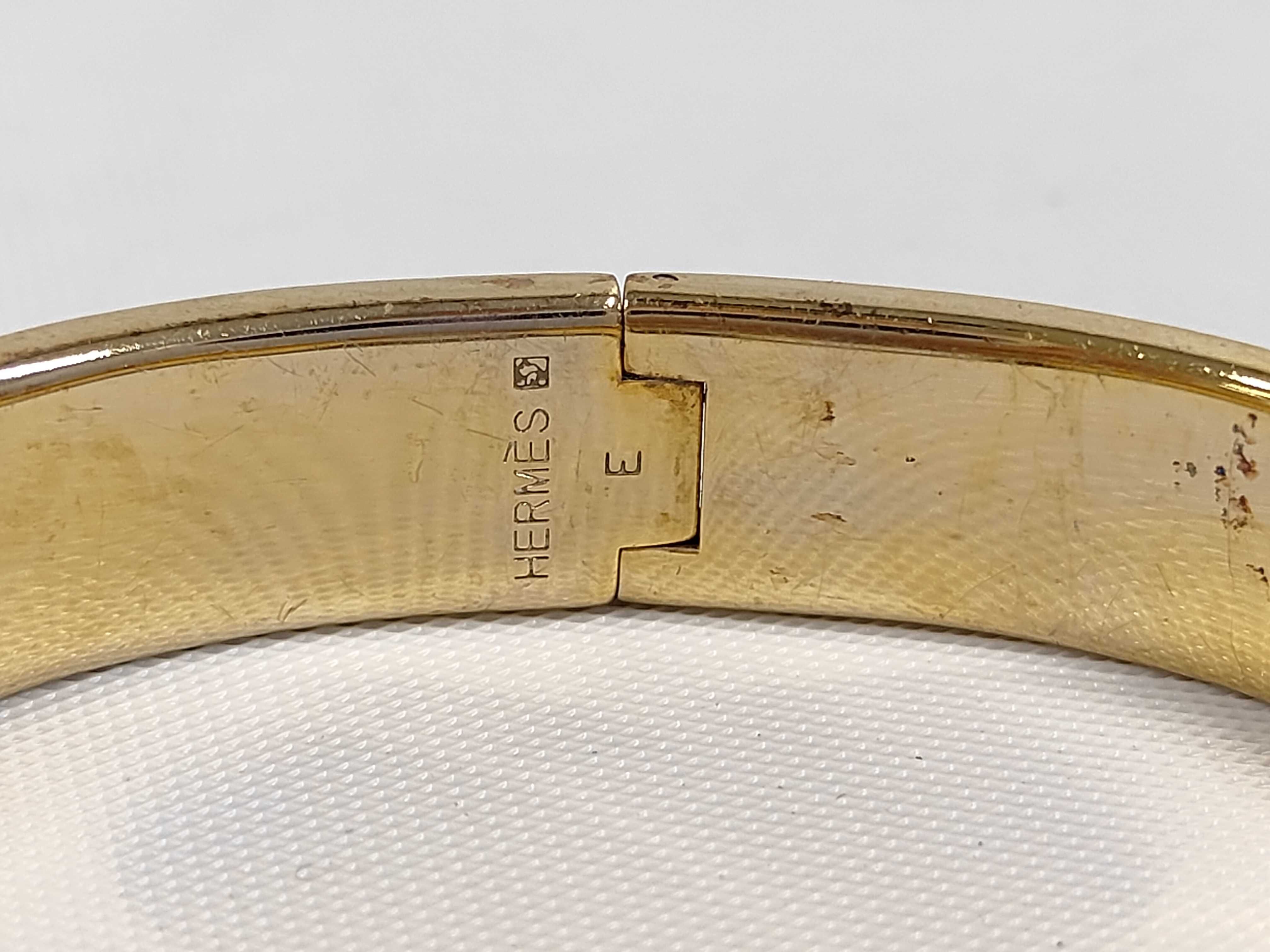 Clic Clac Gold Bangle Blue Bracelet/Bangle — view 2