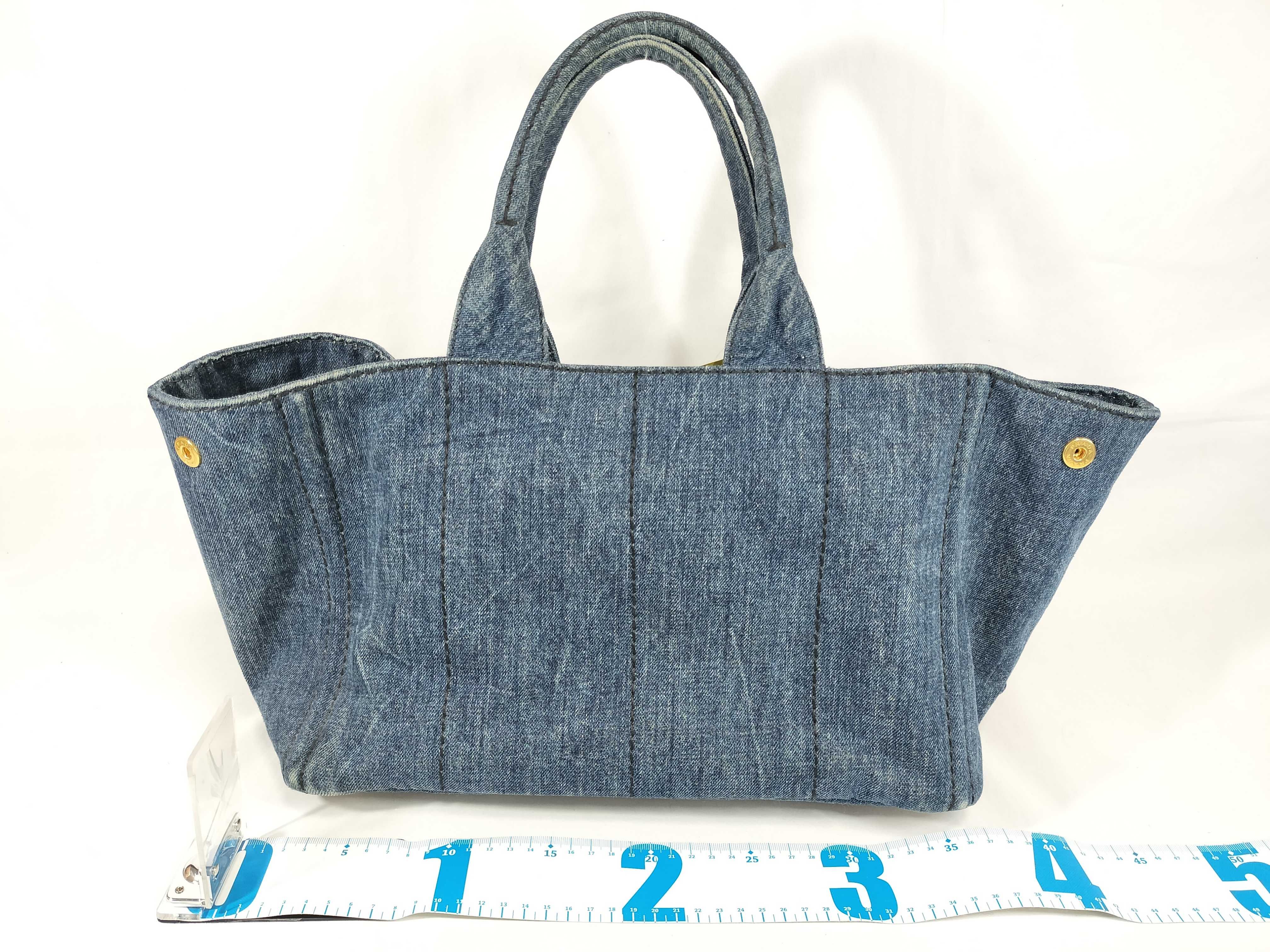 Canapa Denim Tote Bag Handbag — view 2