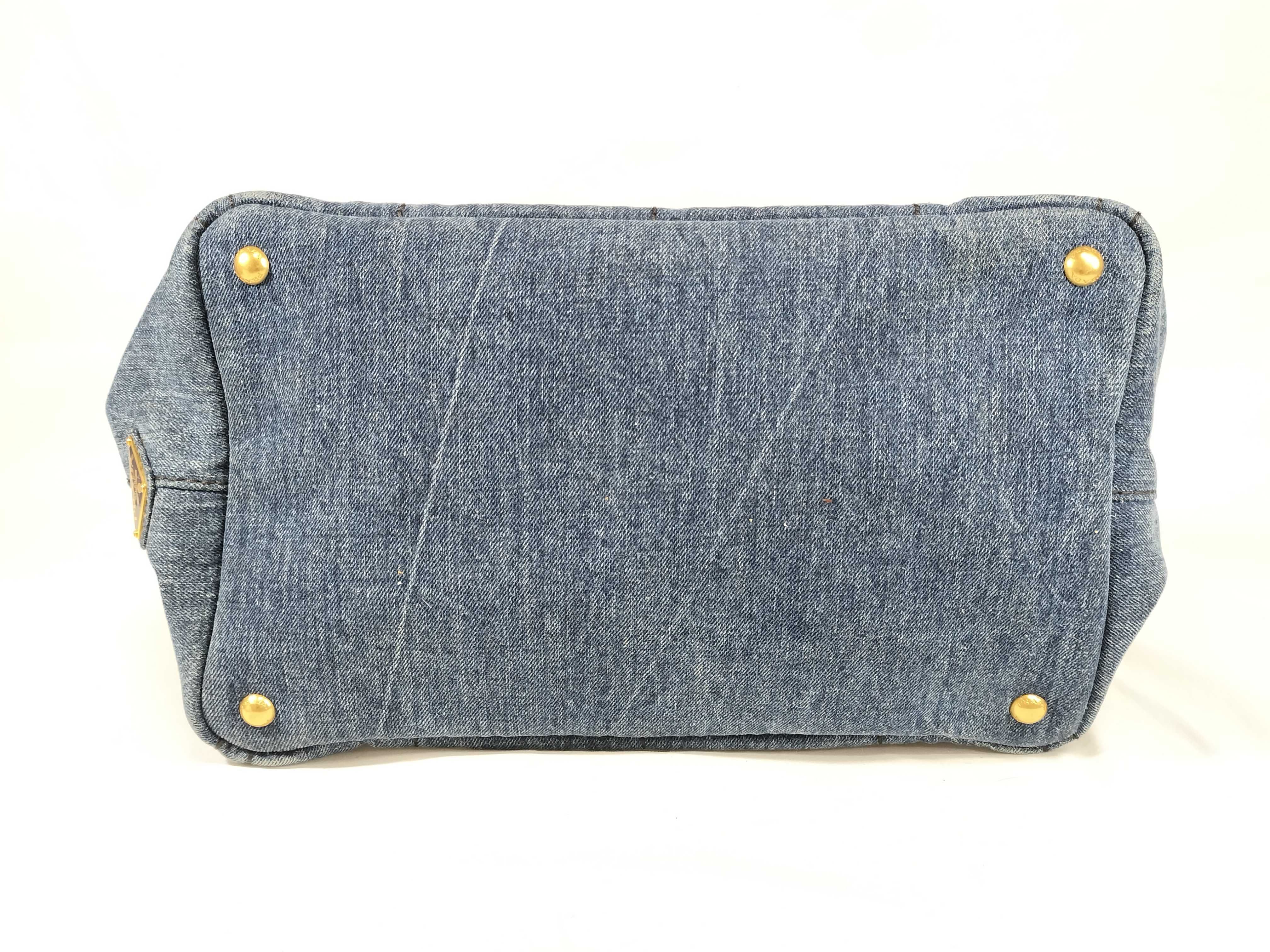 Canapa Denim Tote Bag Handbag — view 8