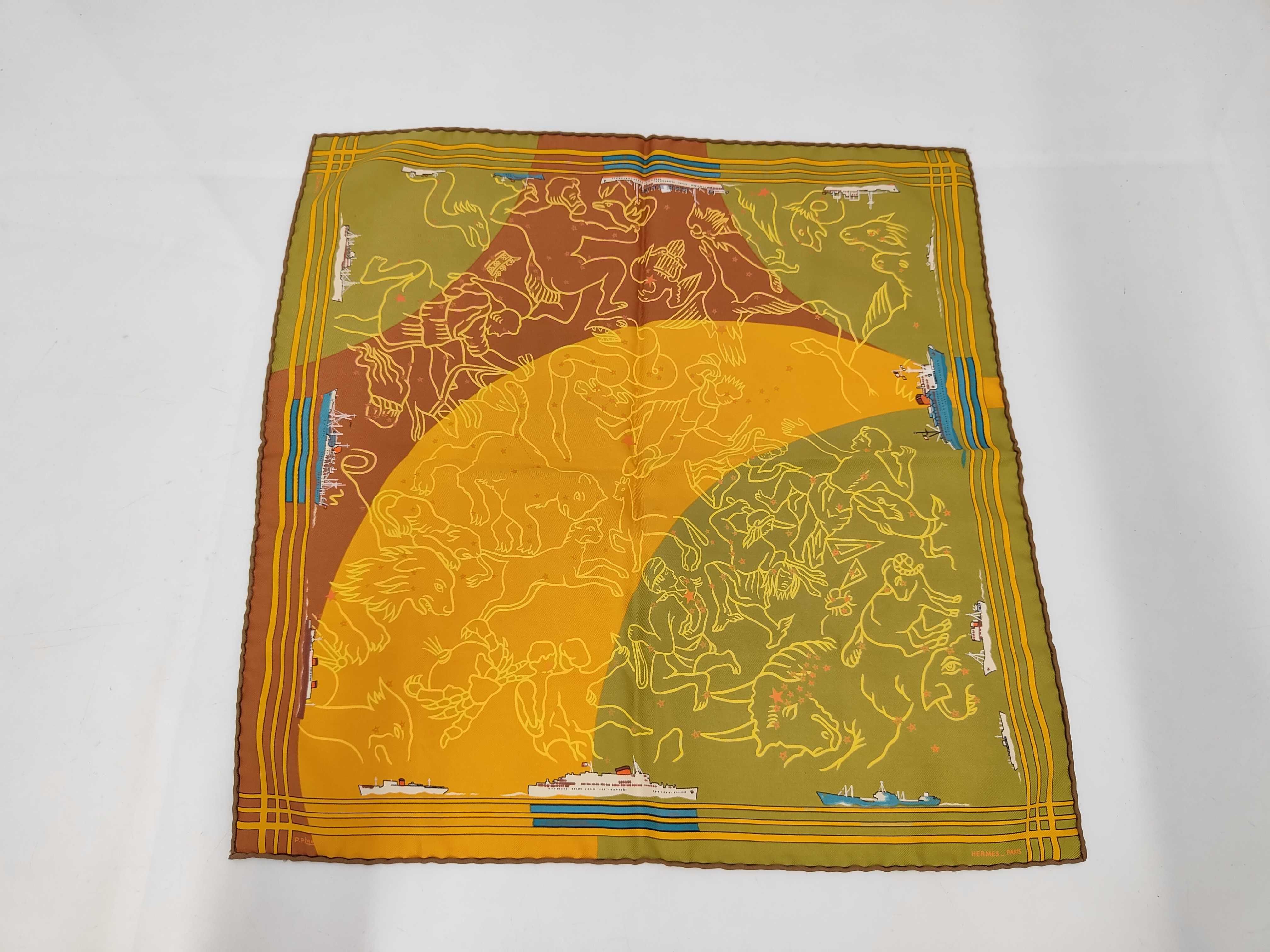 Carre 45 Zodiac Sign Motif (Twelve Zodiac Signs) by Pierre Perron, and other accessories.