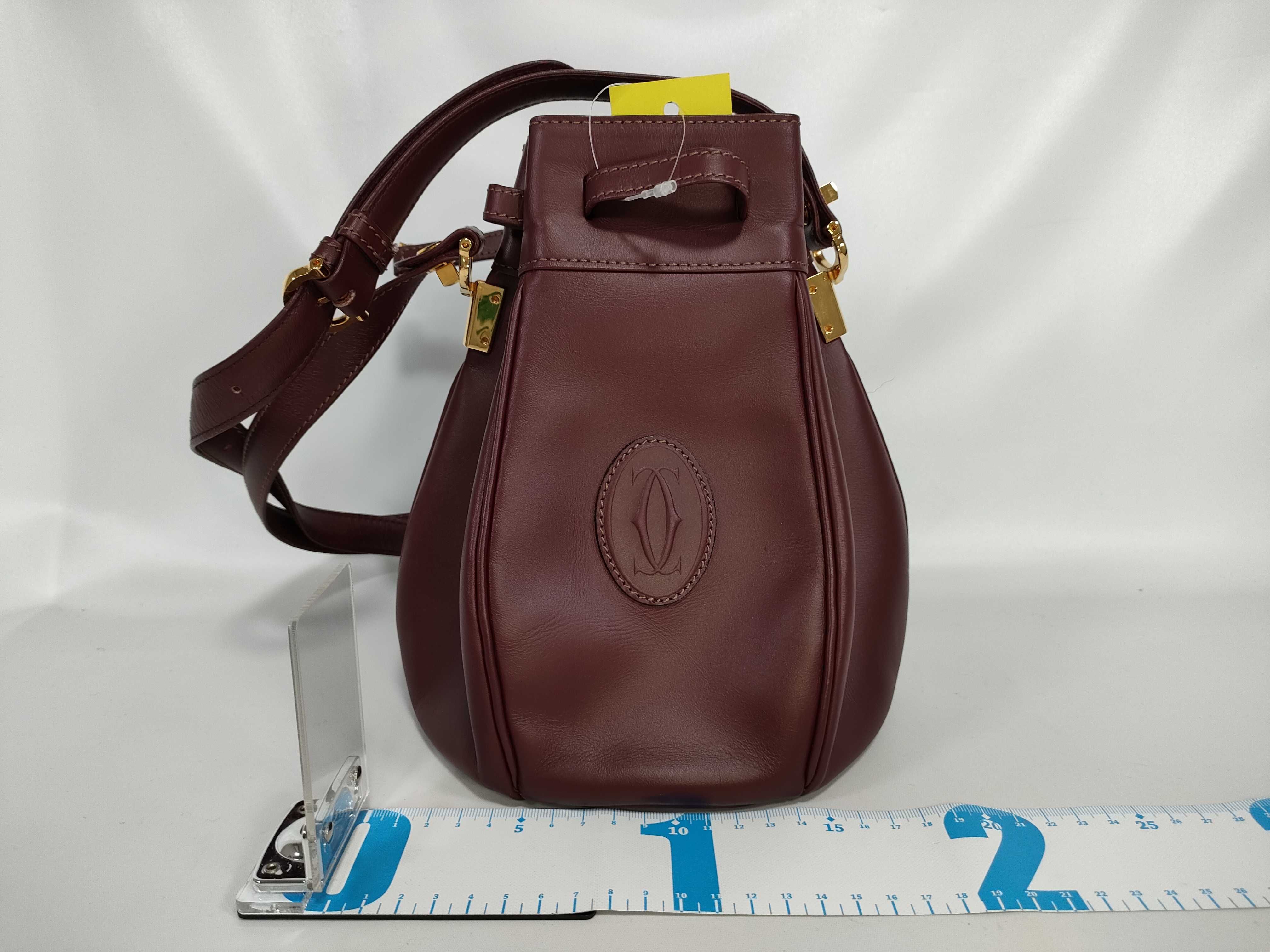 Must Bordeaux Drawstring Shoulder Bag — view 2