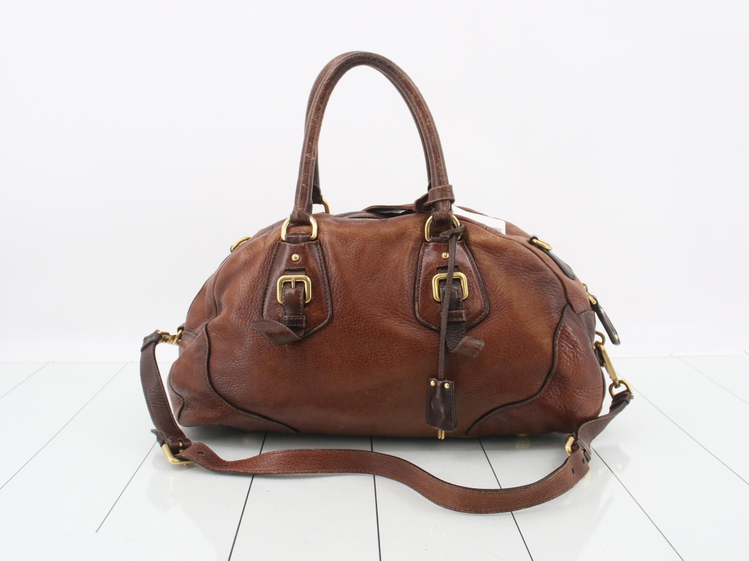 2-way leather handbag — view 2