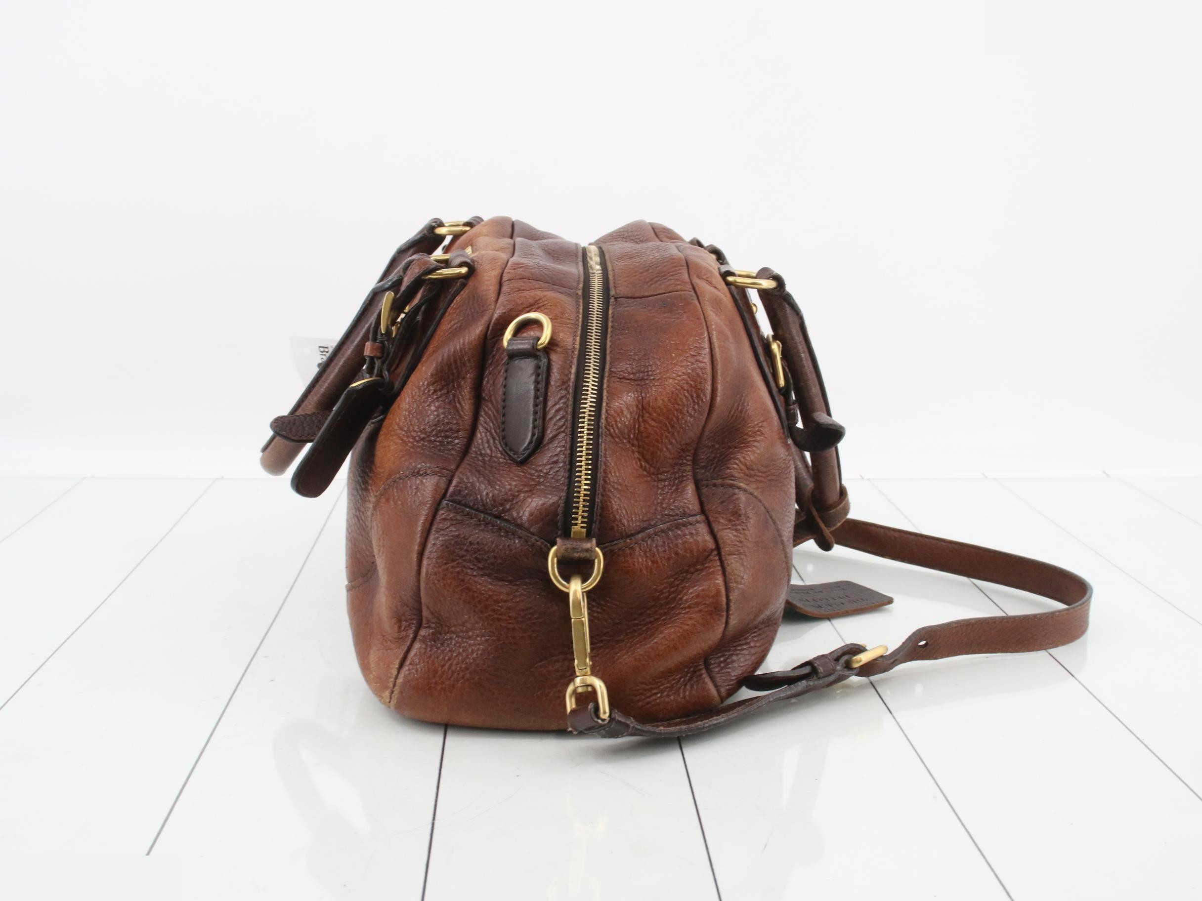 2-way leather handbag — view 3