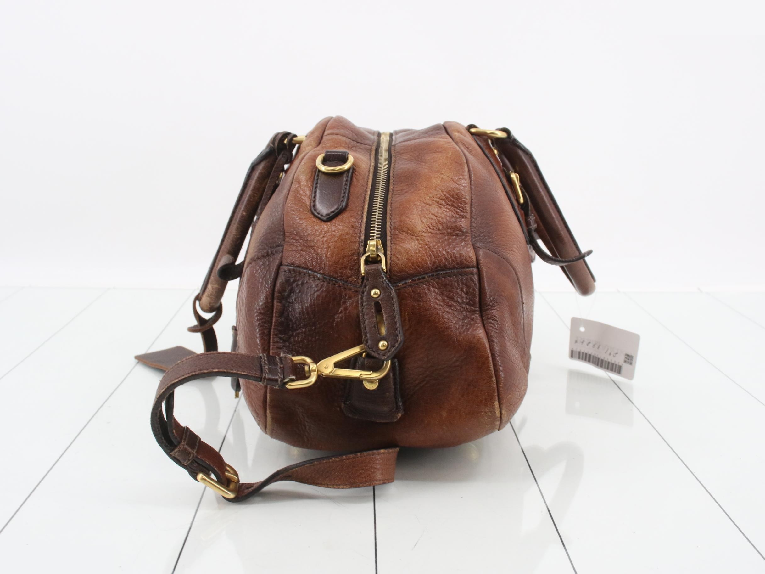 2-way leather handbag — view 4