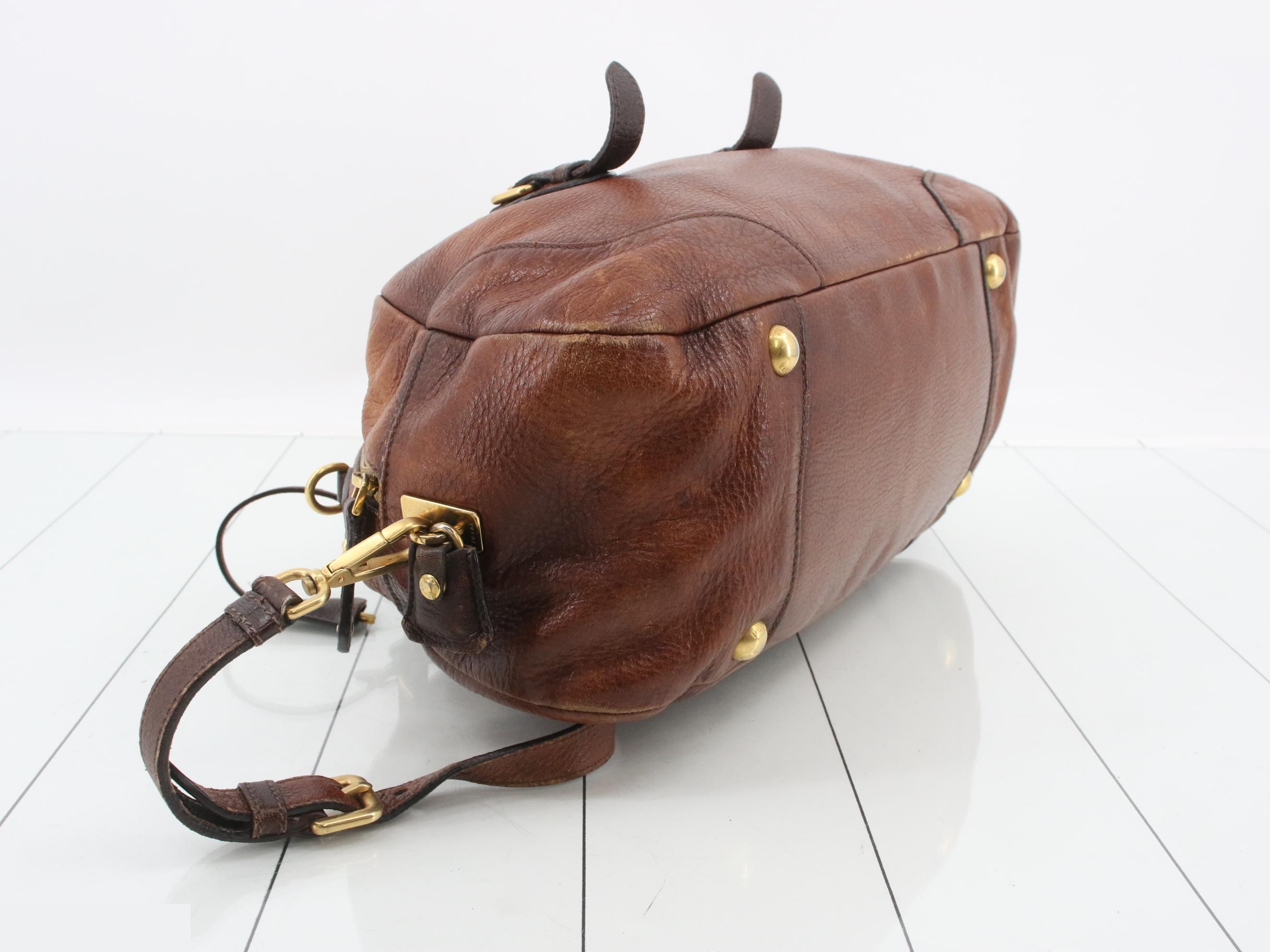 2-way leather handbag — view 5