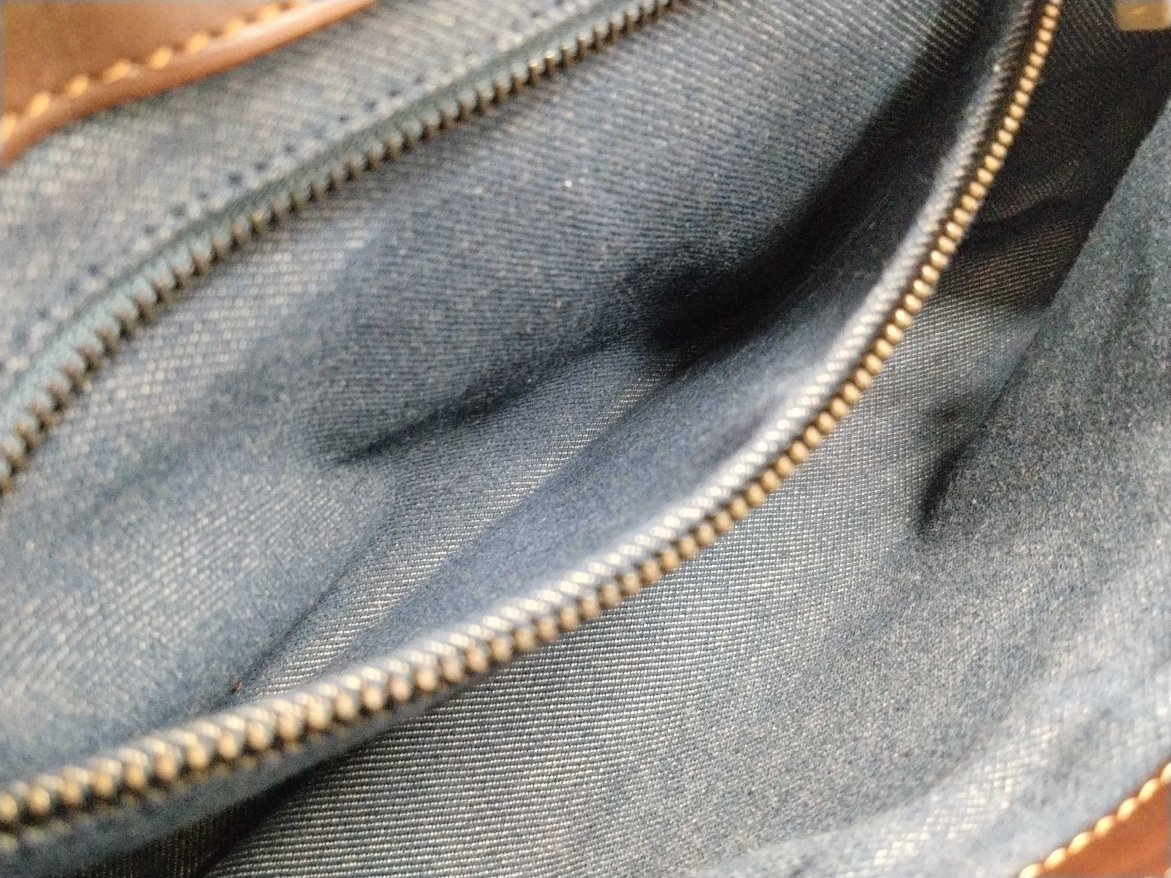 Paris Macadam One-Shoulder Denim Shoulder Bag — view 13