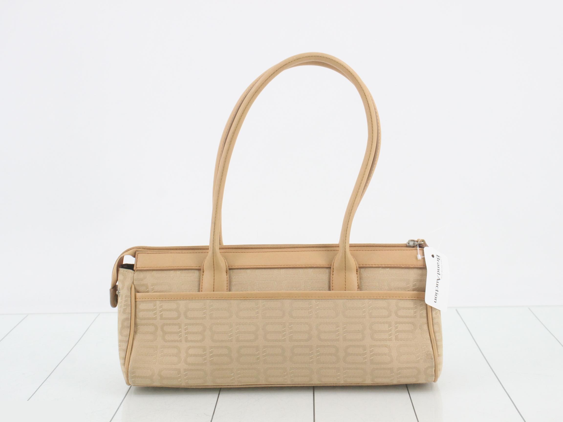 BB pattern canvas handbag — view 2
