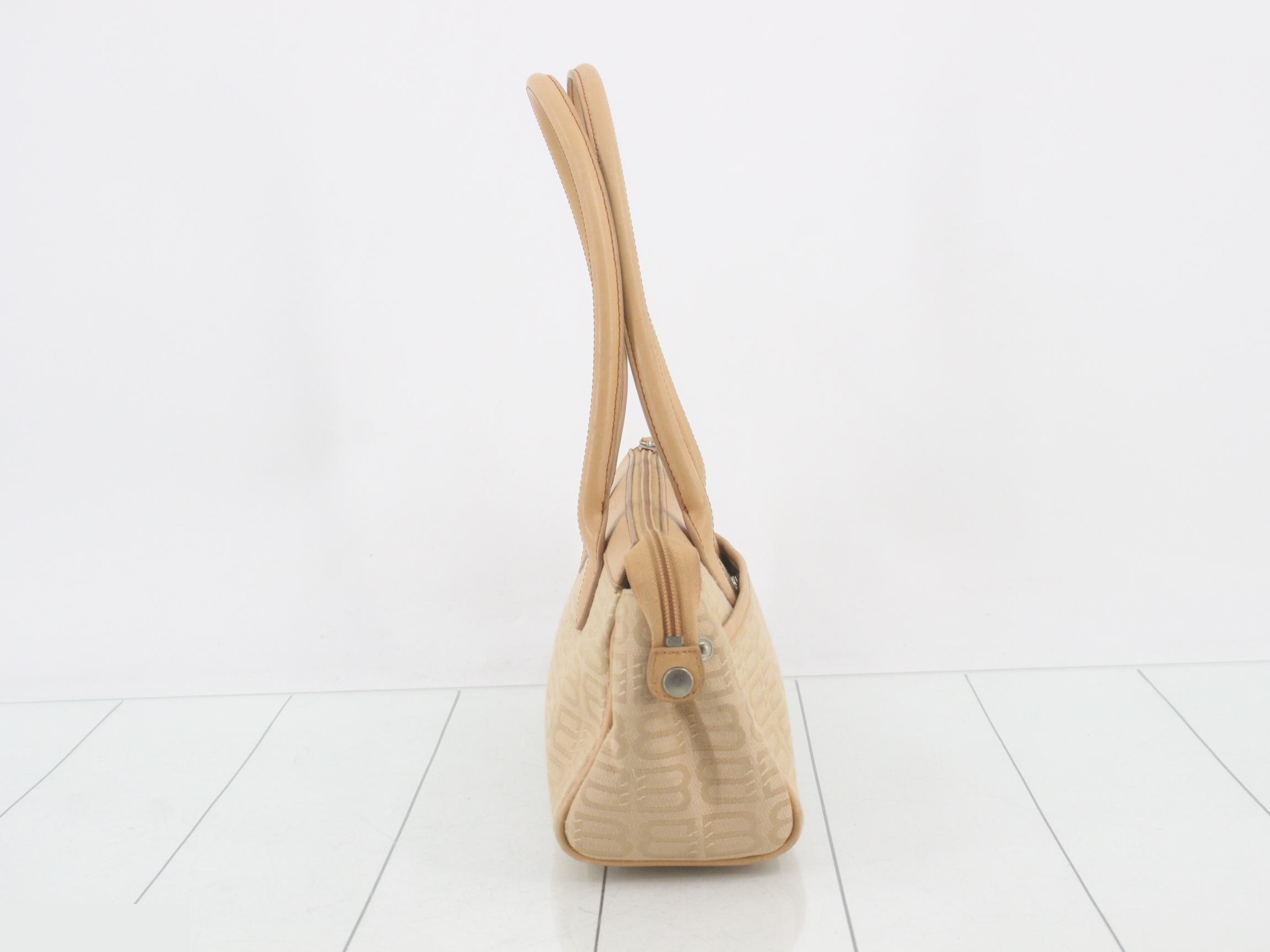 BB pattern canvas handbag — view 3