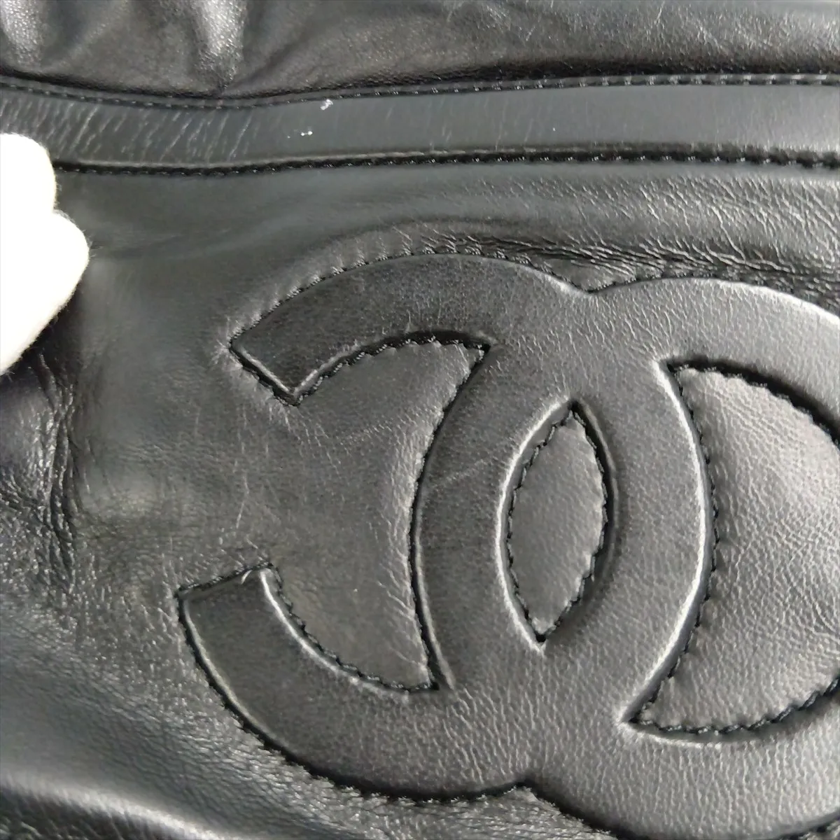 Coco Cocoon Lambskin Tote Bag, Black with Silver Hardware, 13508979, Serial Number 13 — view 15
