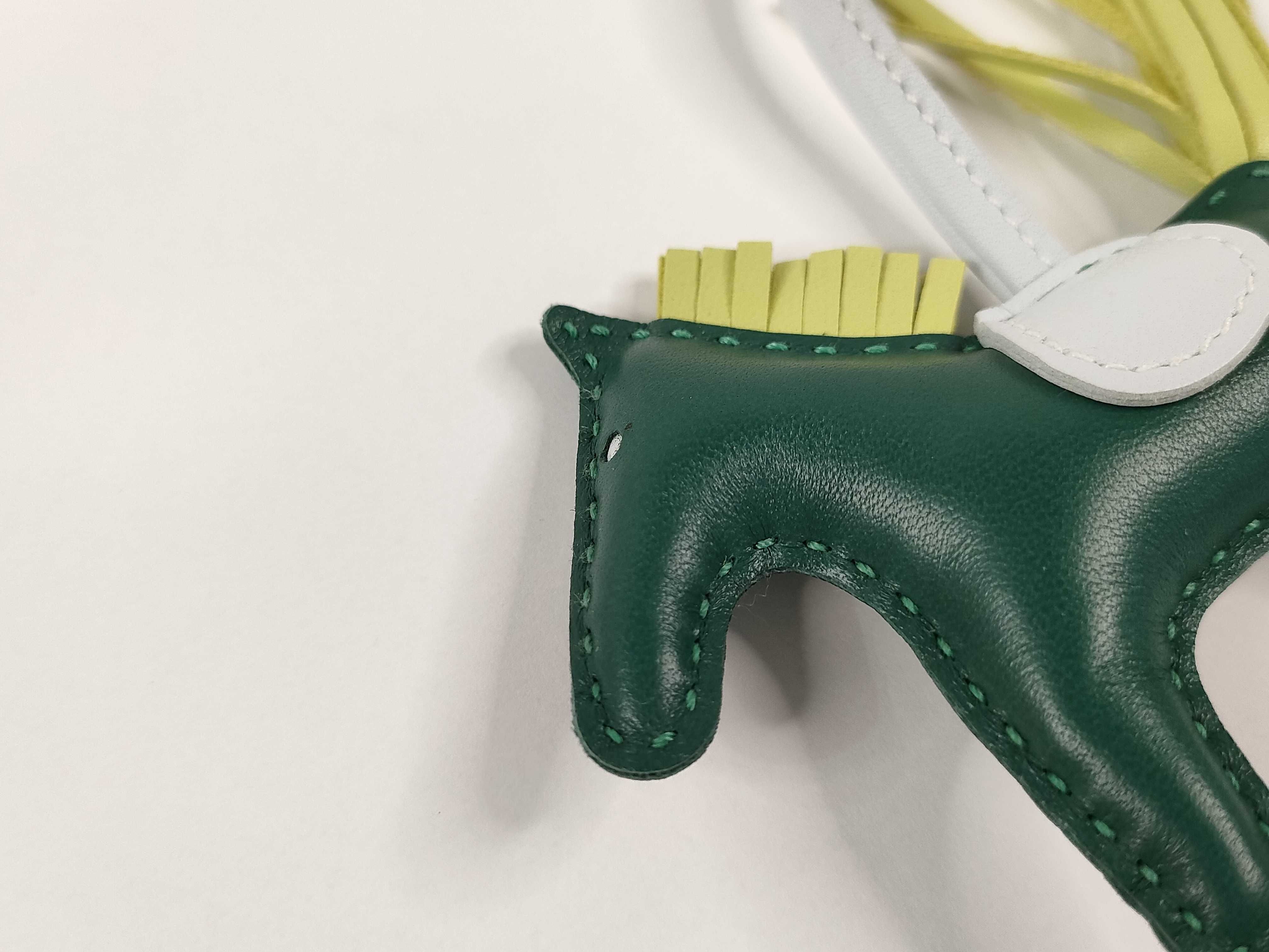 Rodeo Charm PM Malachite x Blue Brume x Jaune Bourgeon Z stamp Hermes Unused Other Accessories — view 4
