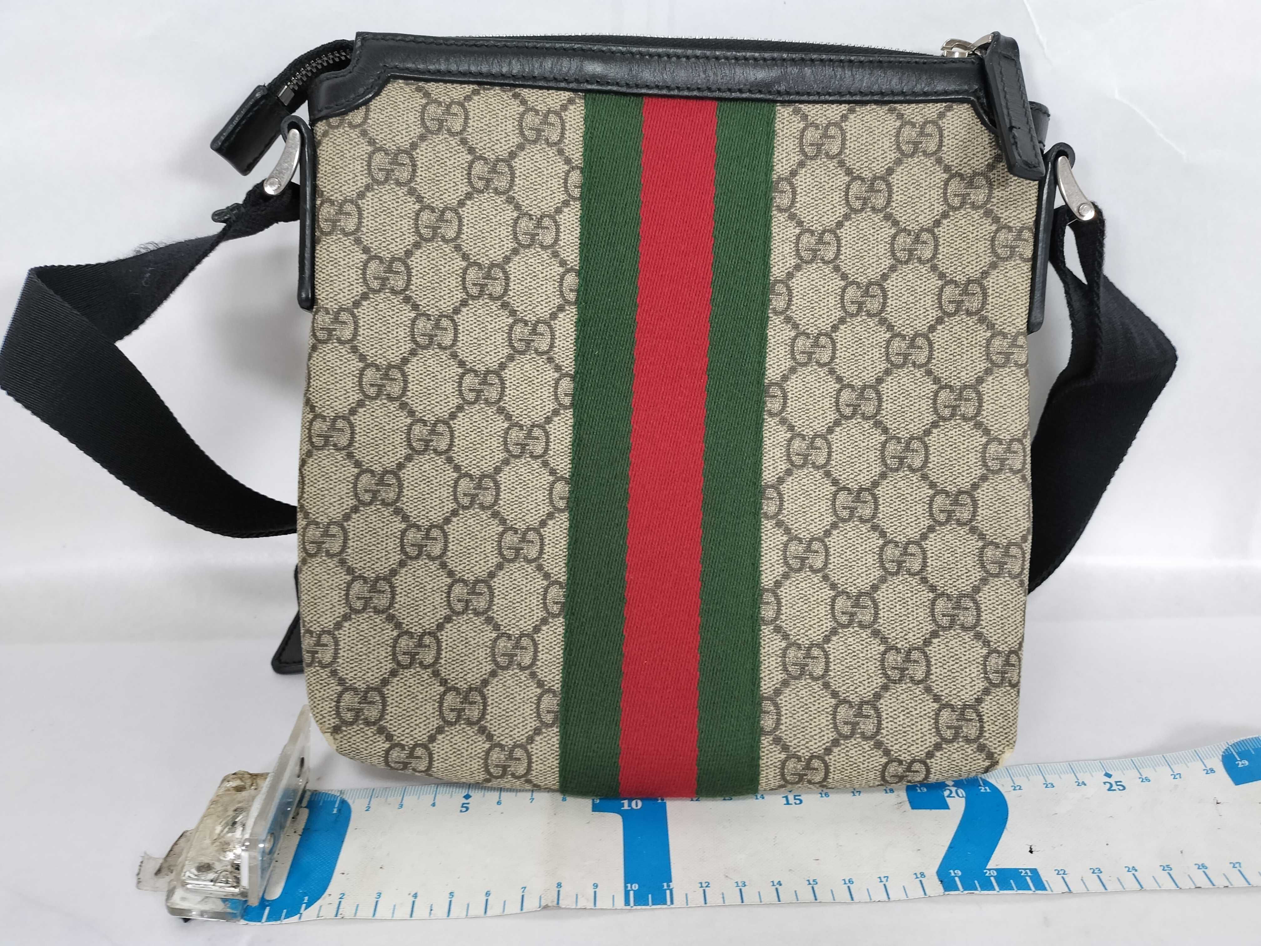 GG Supreme Sherry Line Flat Messenger Bag 471454 Shoulder Bag — view 2