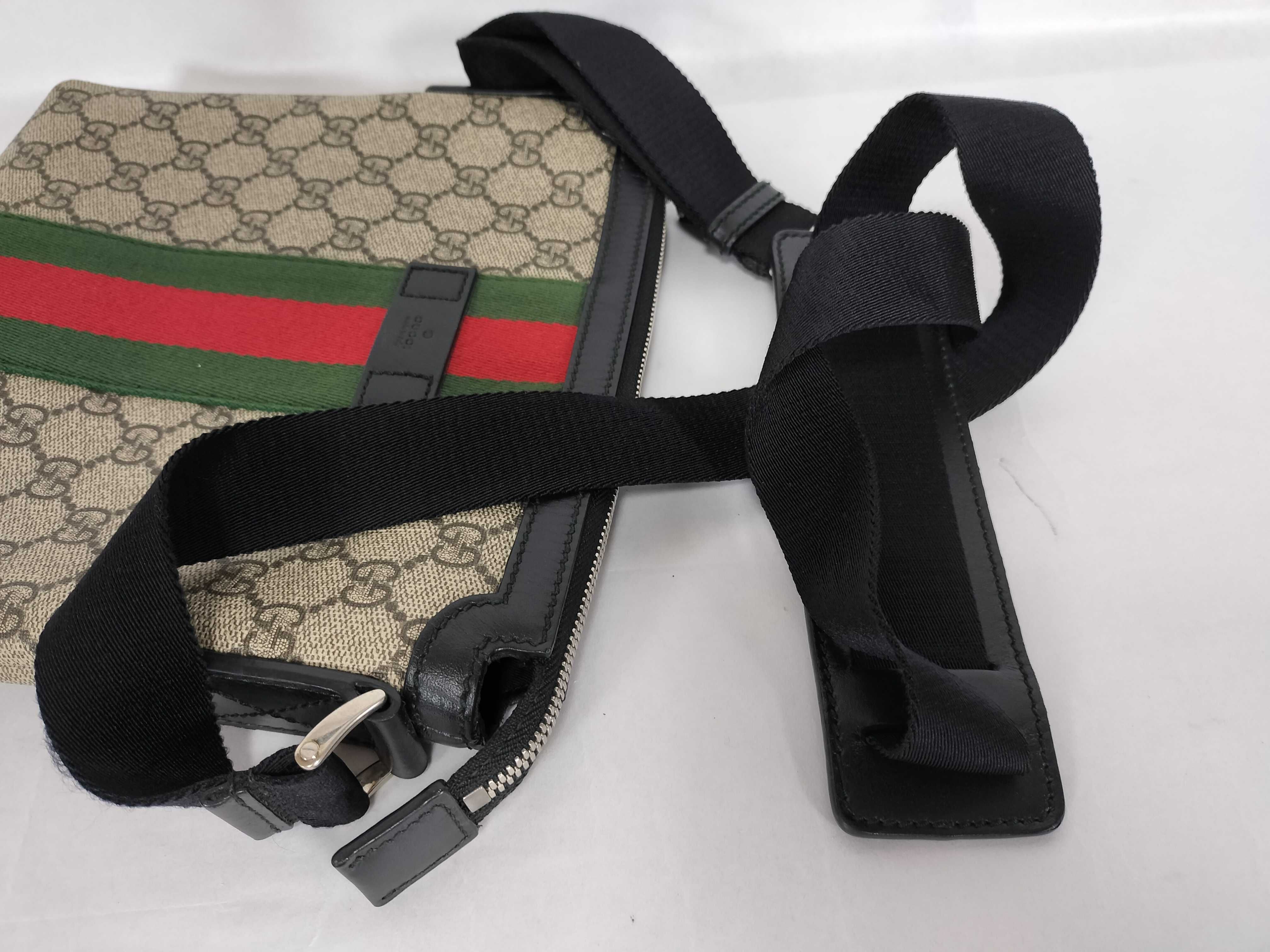 GG Supreme Sherry Line Flat Messenger Bag 471454 Shoulder Bag — view 3