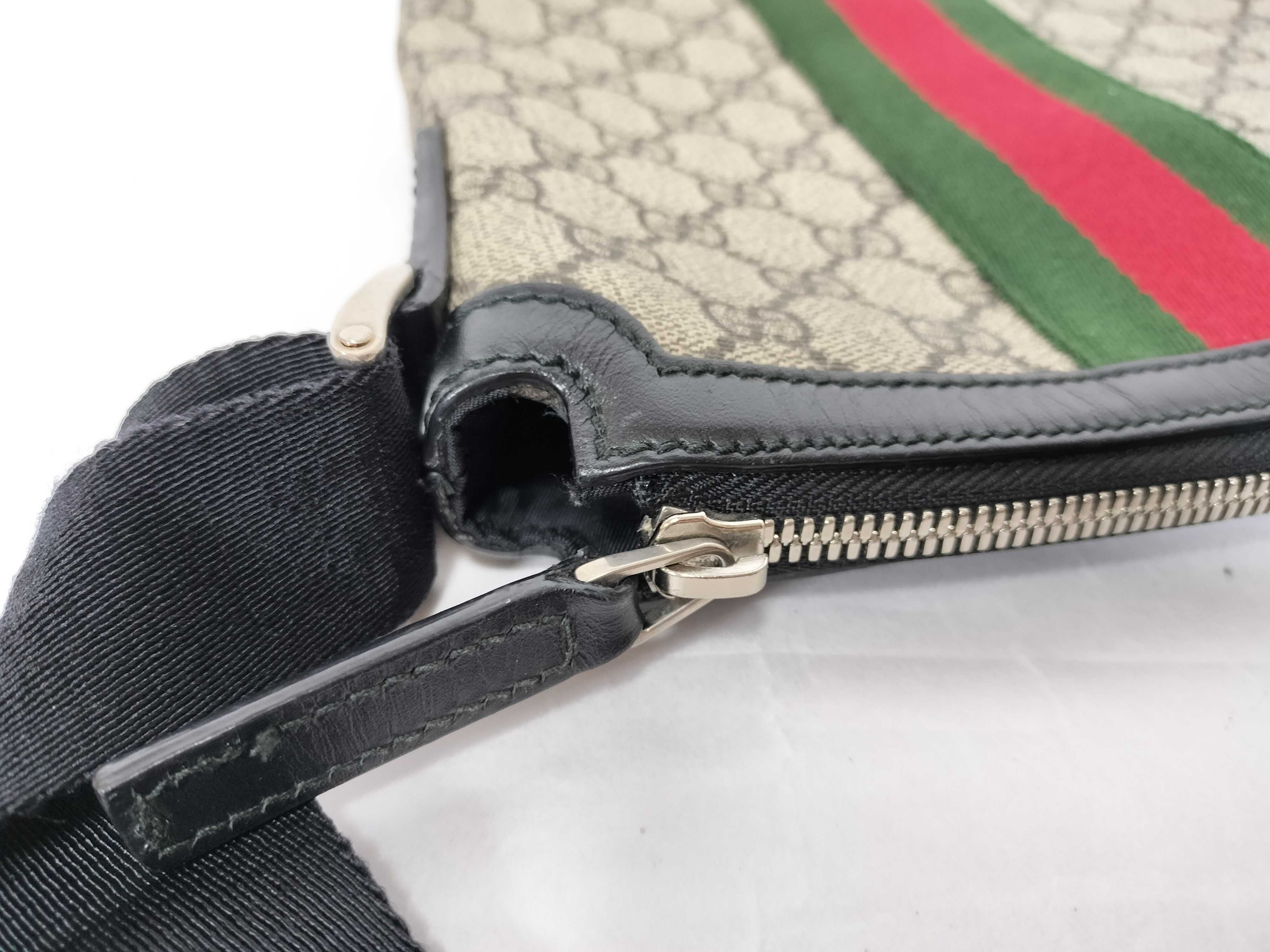 GG Supreme Sherry Line Flat Messenger Bag 471454 Shoulder Bag — view 8