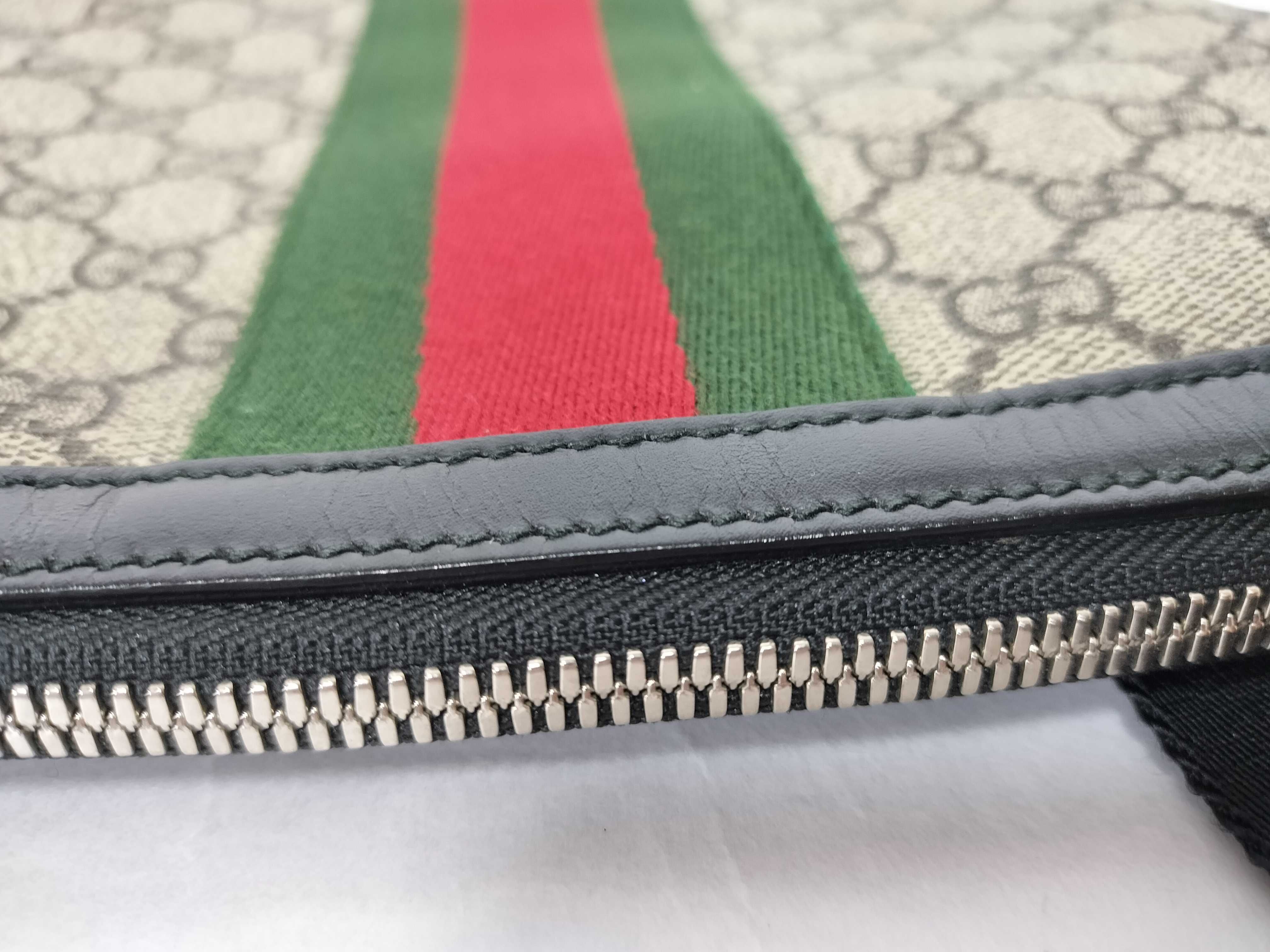 GG Supreme Sherry Line Flat Messenger Bag 471454 Shoulder Bag — view 9