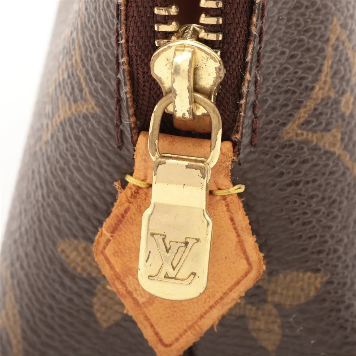 Monogram Pochette Cosmetic M47515 CA0024 Brown Pouch — view 6