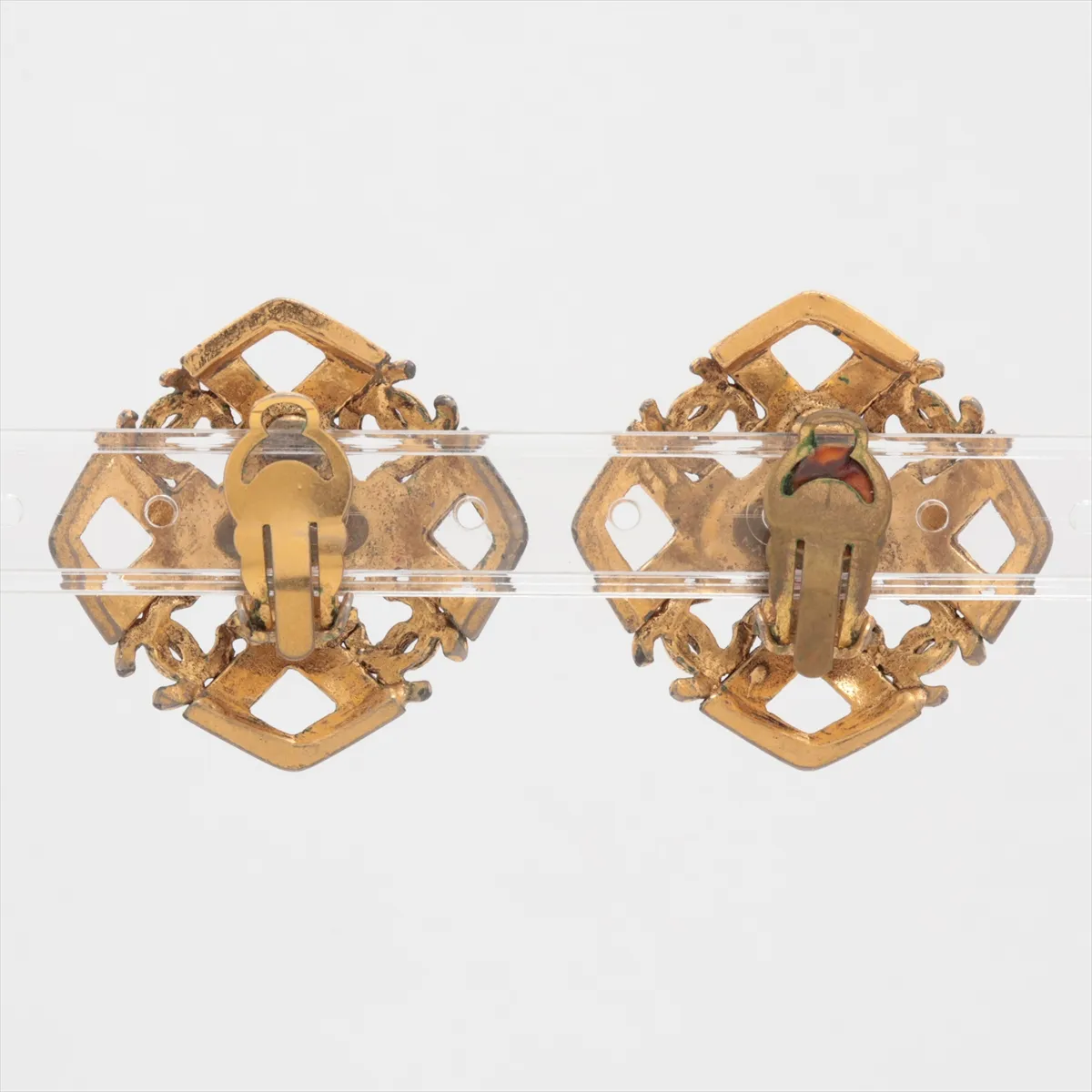 Coco Mark 23 Earrings (Pair) GP x Colored Stones — view 2