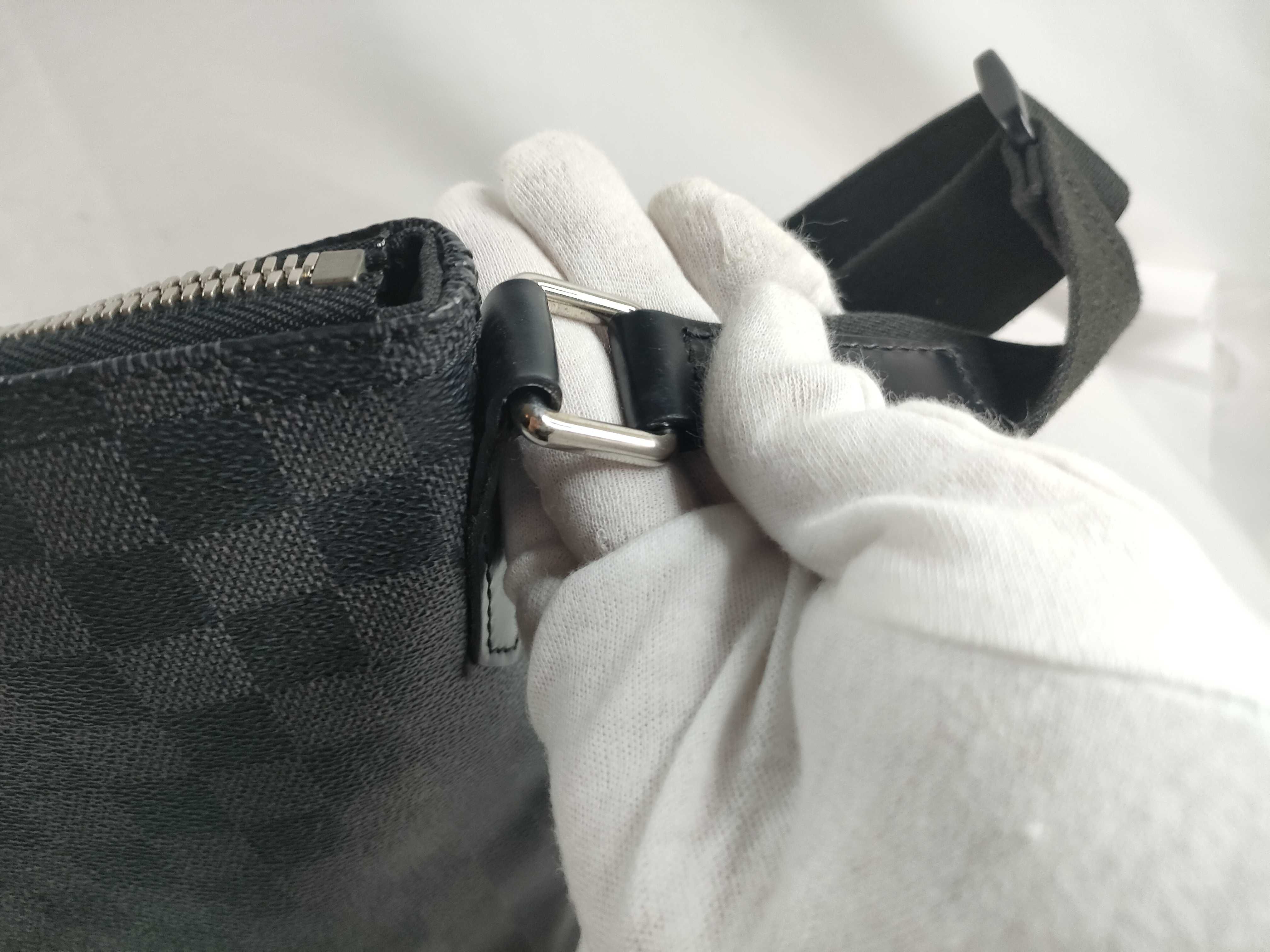 Damier Graphite Mick PM N41211 SR1155 Black Shoulder Bag — view 8