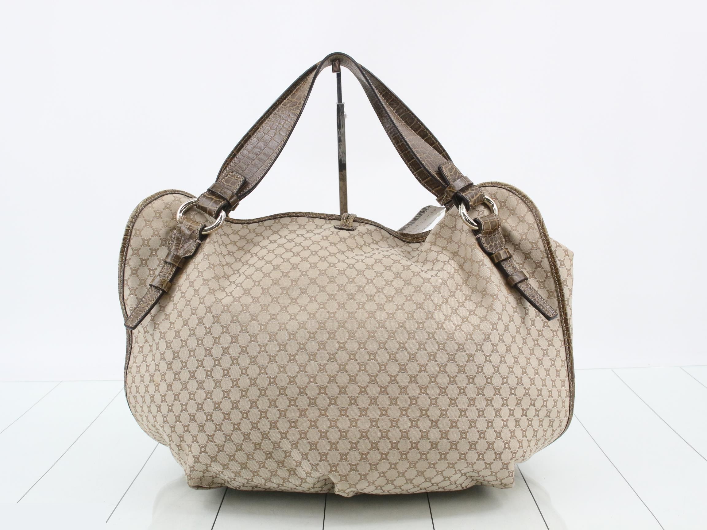 C Macadam Bittersweet Handbag, Beige Canvas — view 2