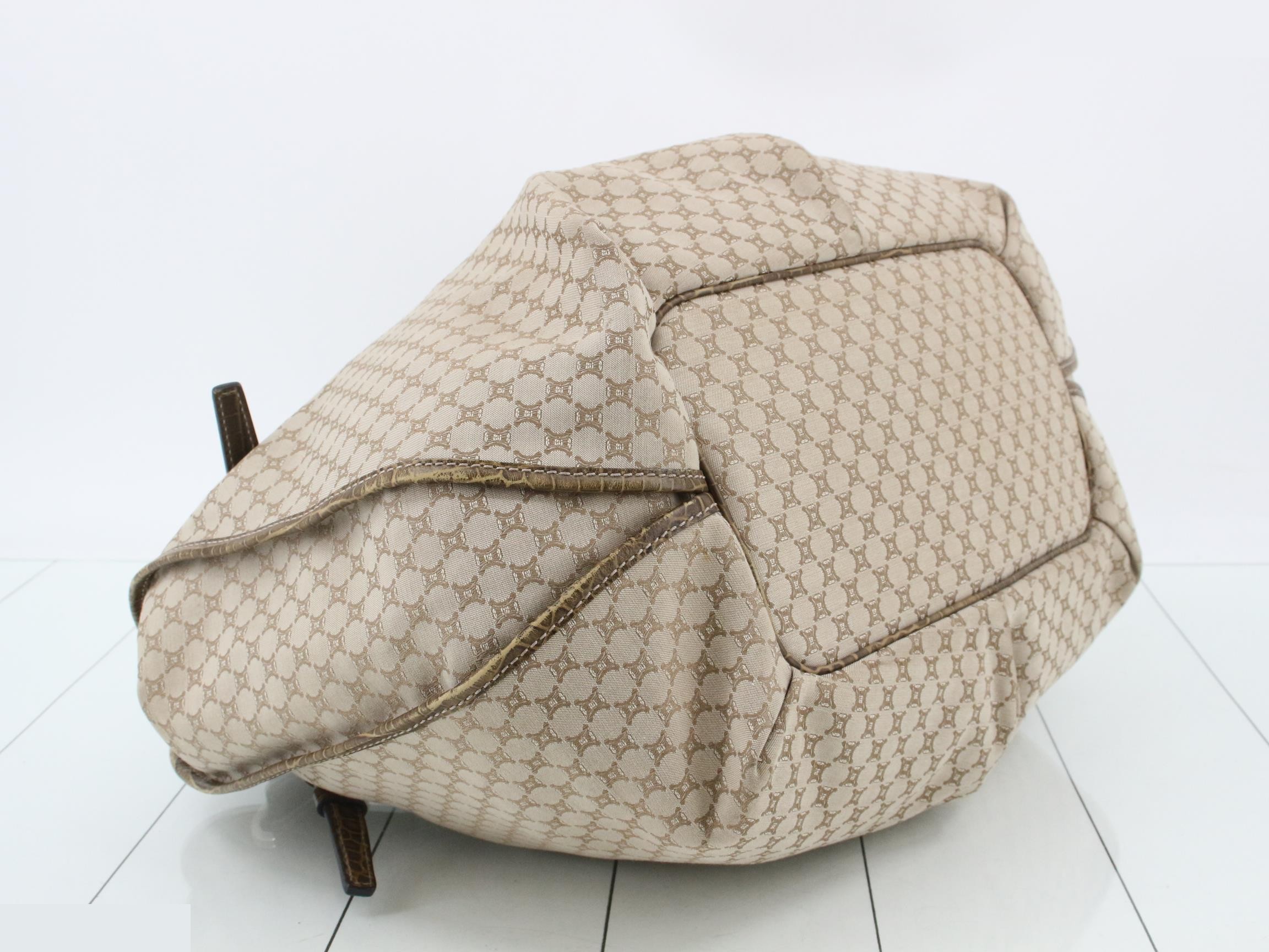 C Macadam Bittersweet Handbag, Beige Canvas — view 5