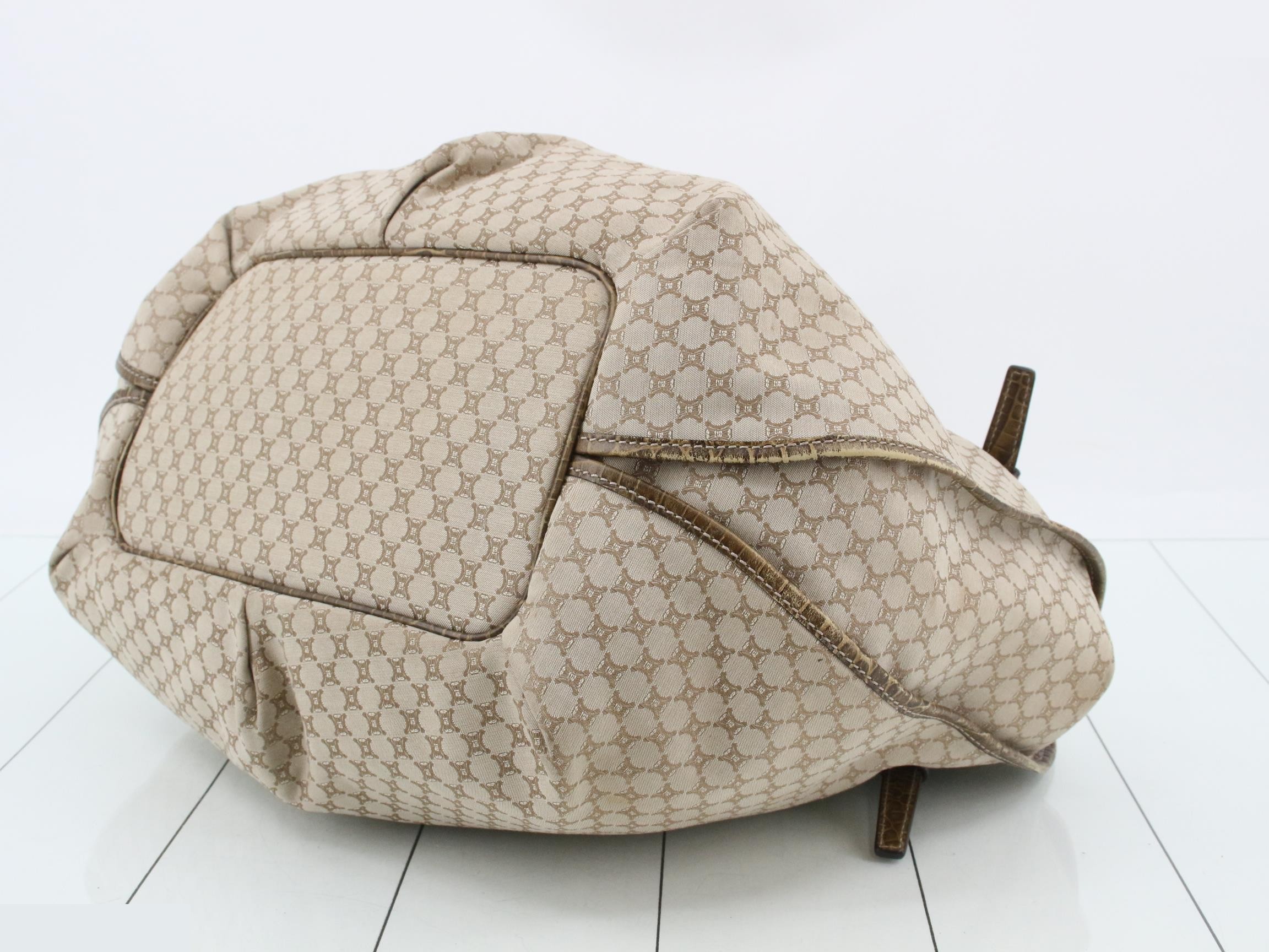 C Macadam Bittersweet Handbag, Beige Canvas — view 6