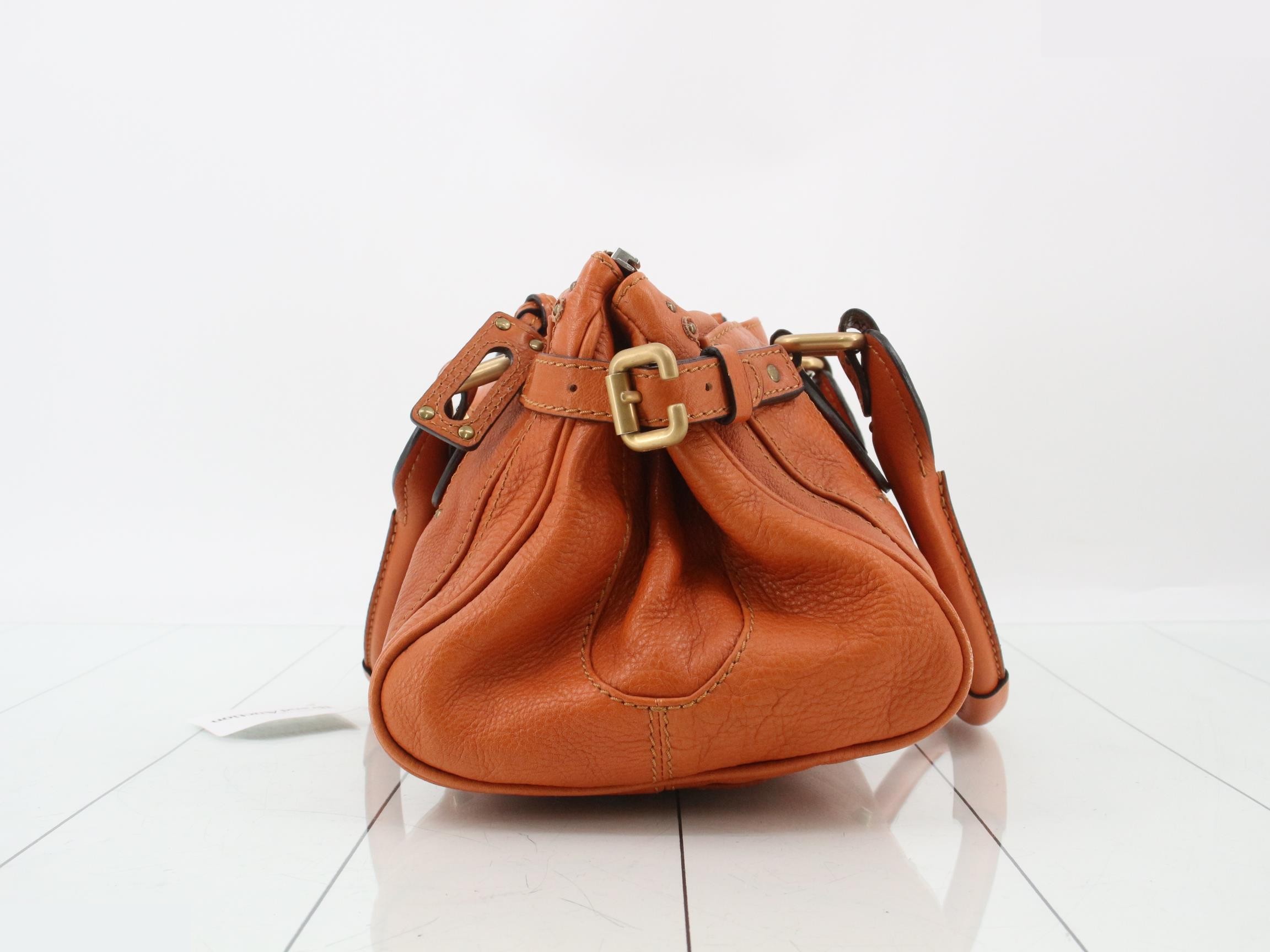 Paddington (bag) - Handbag, Leather, Orange — view 3