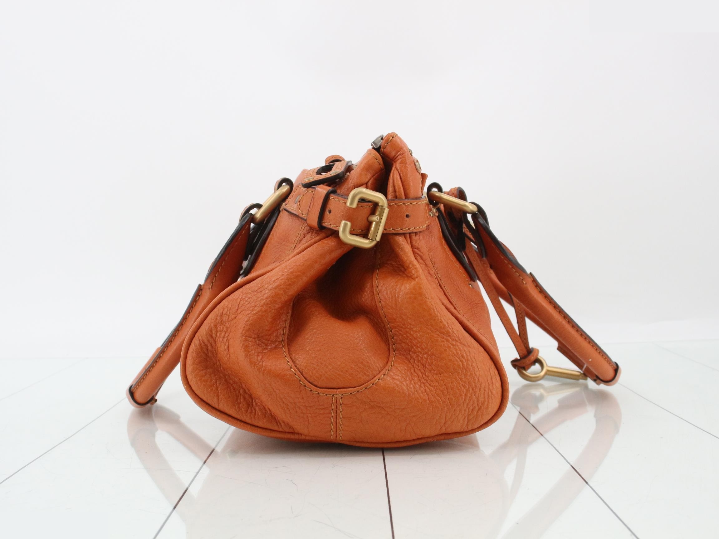Paddington (bag) - Handbag, Leather, Orange — view 4