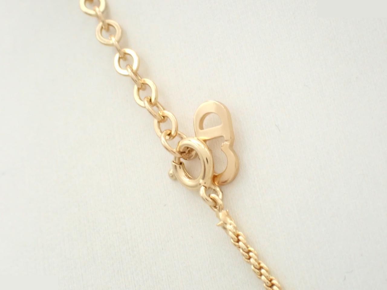 Gold necklace, neck circumference approximately 45cm — view 2