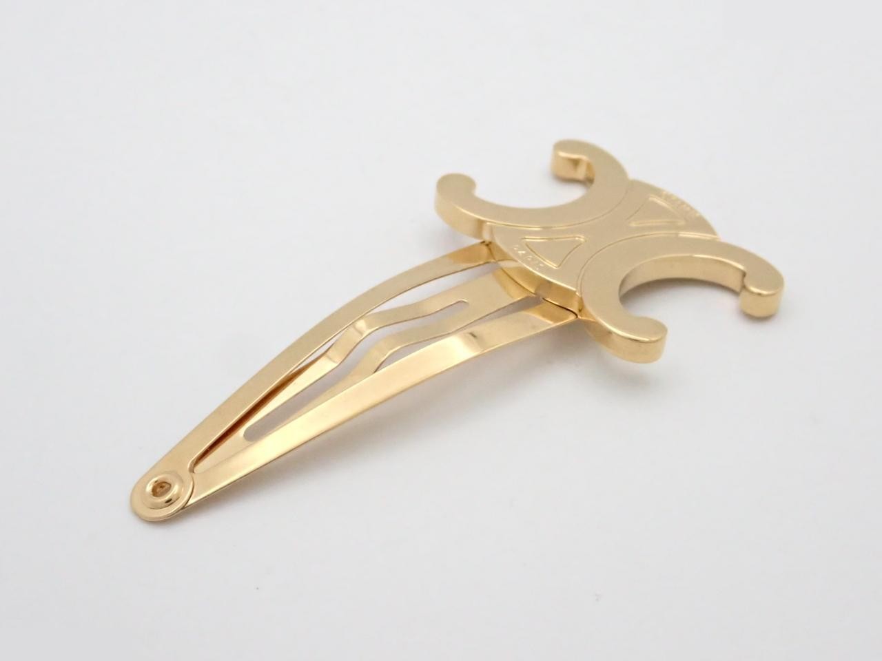 Triomphe Hair Clip Hairpin Gold Box — view 2