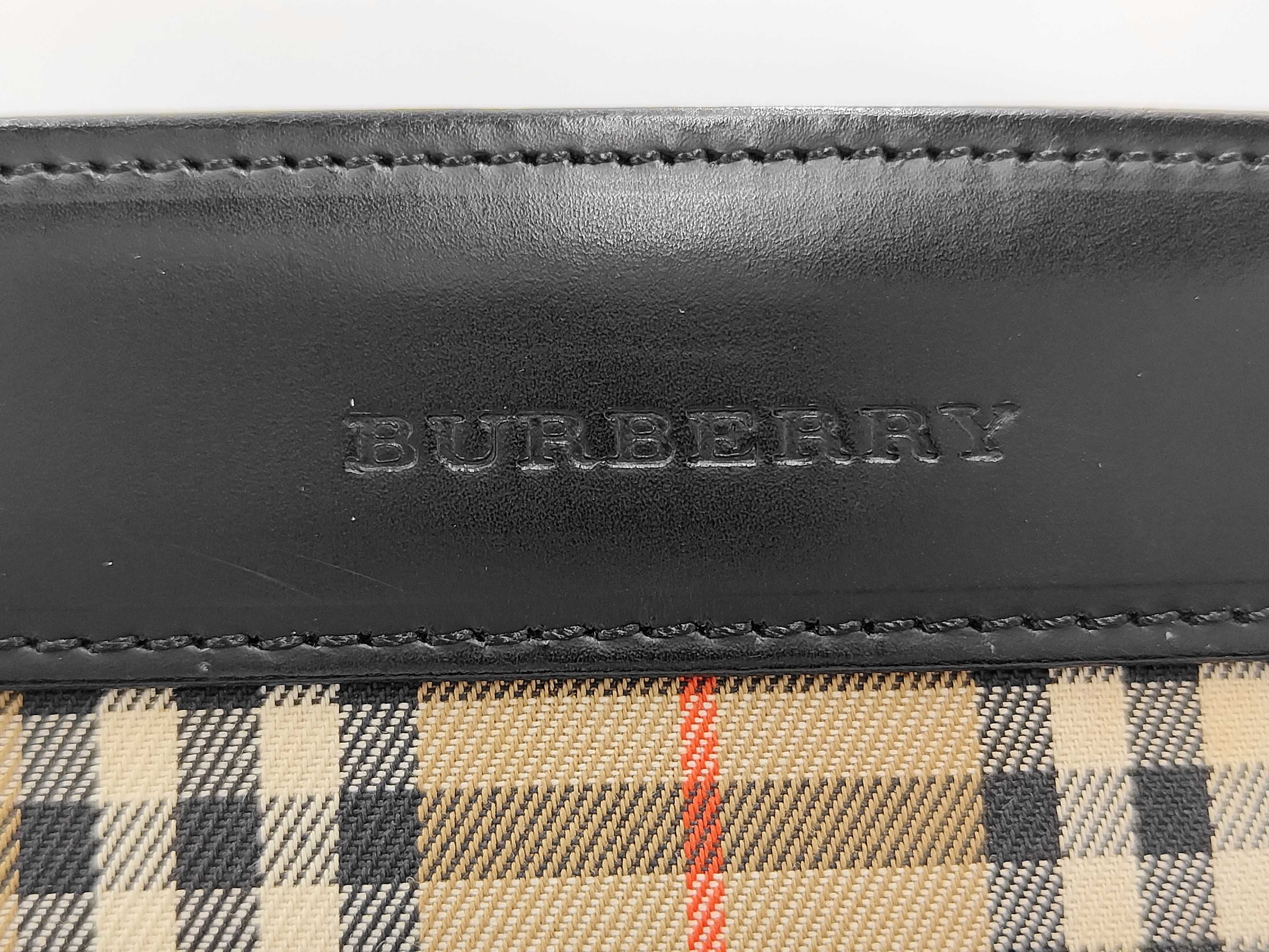Tote Bag Leather Black Check Tote Bag — view 13