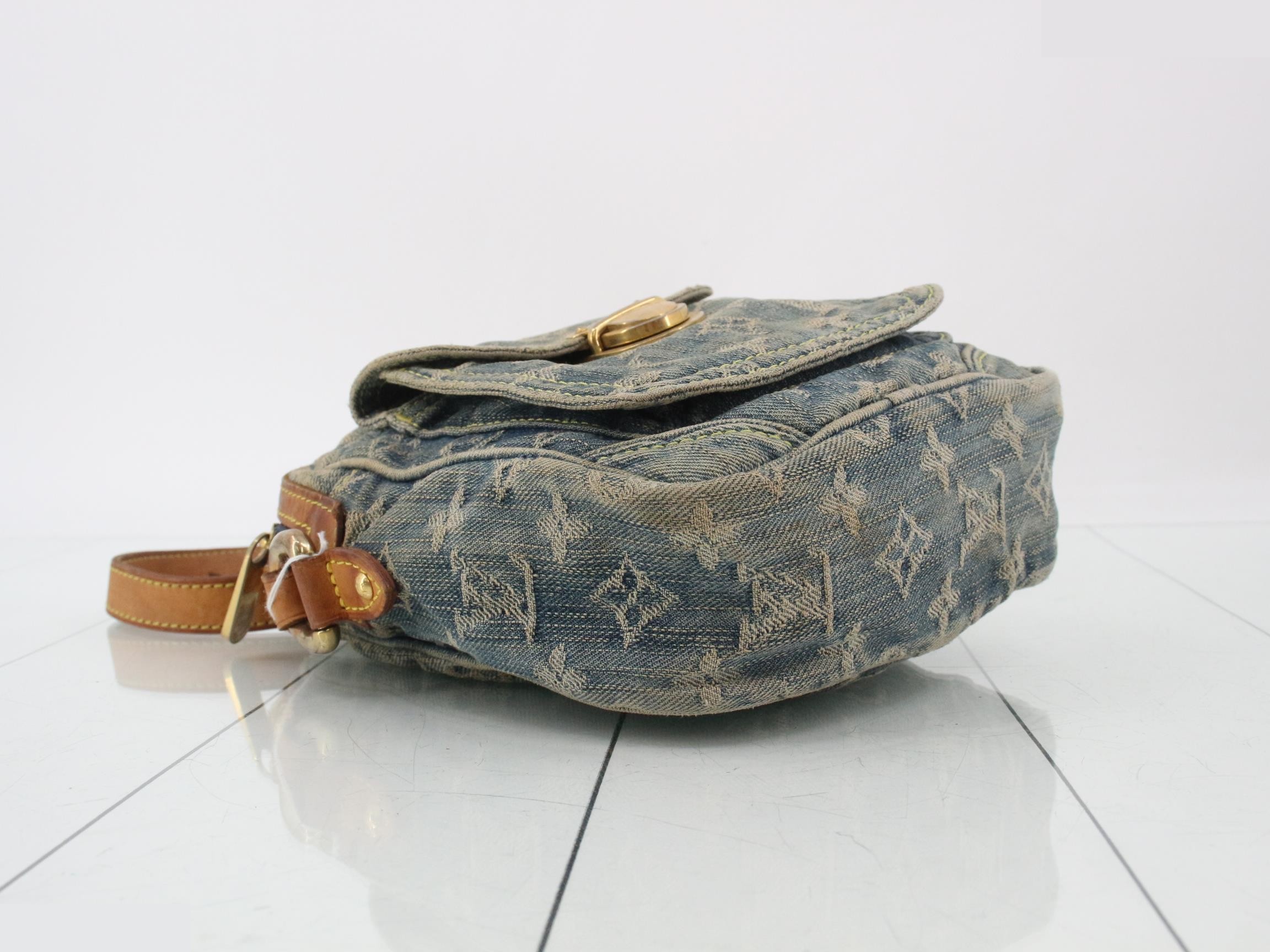 Monogram Denim Camera Bag Shoulder Bag — view 5