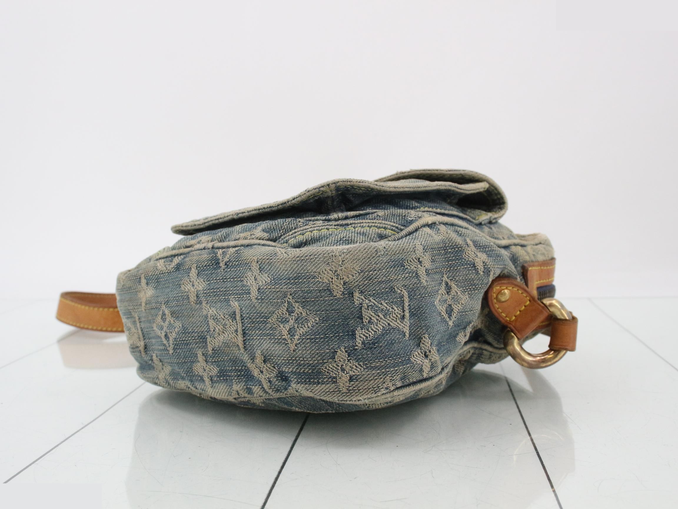 Monogram Denim Camera Bag Shoulder Bag — view 6