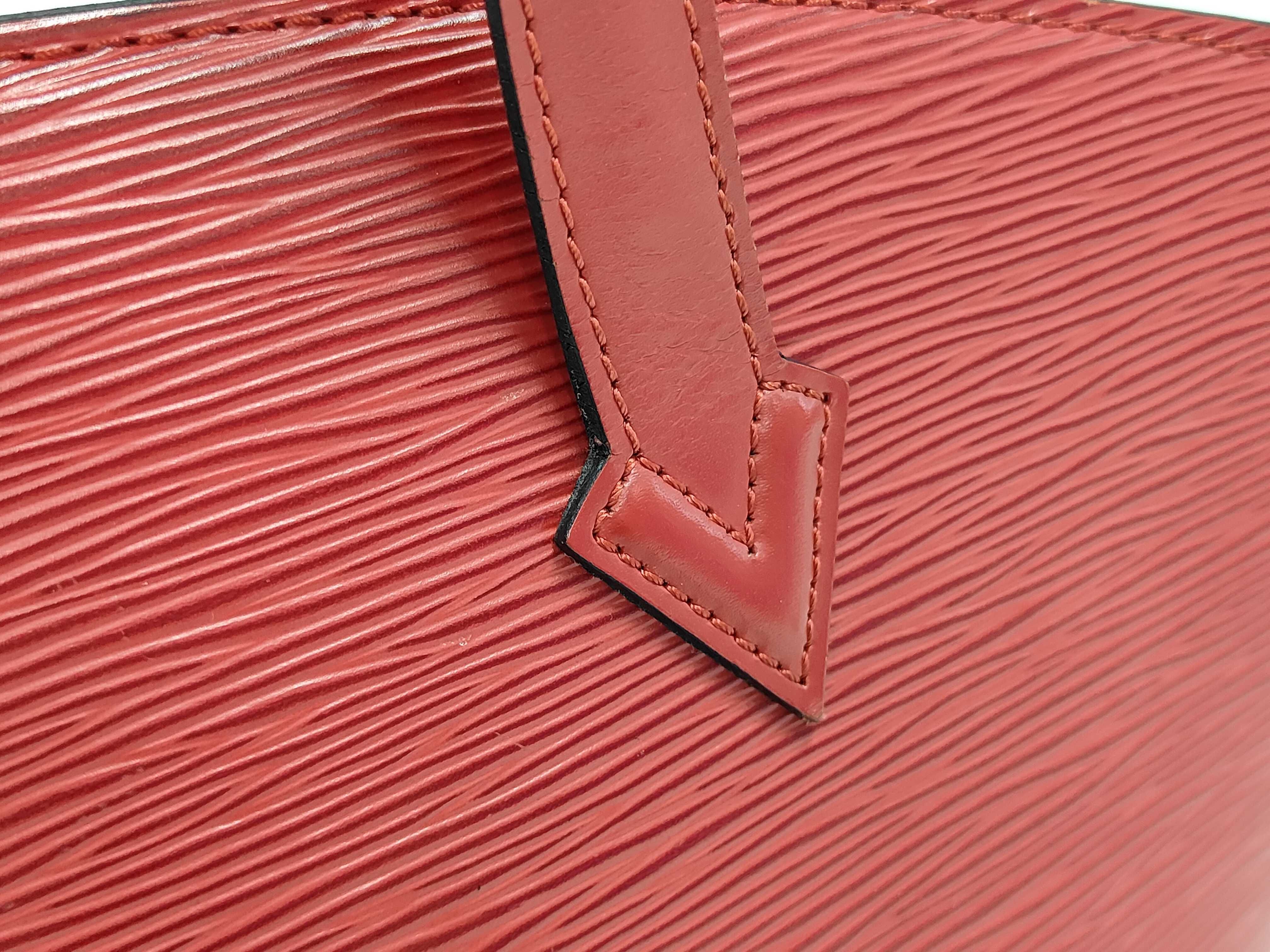 Epi Saint Jacques Red VI0946 Shoulder Bag — view 7