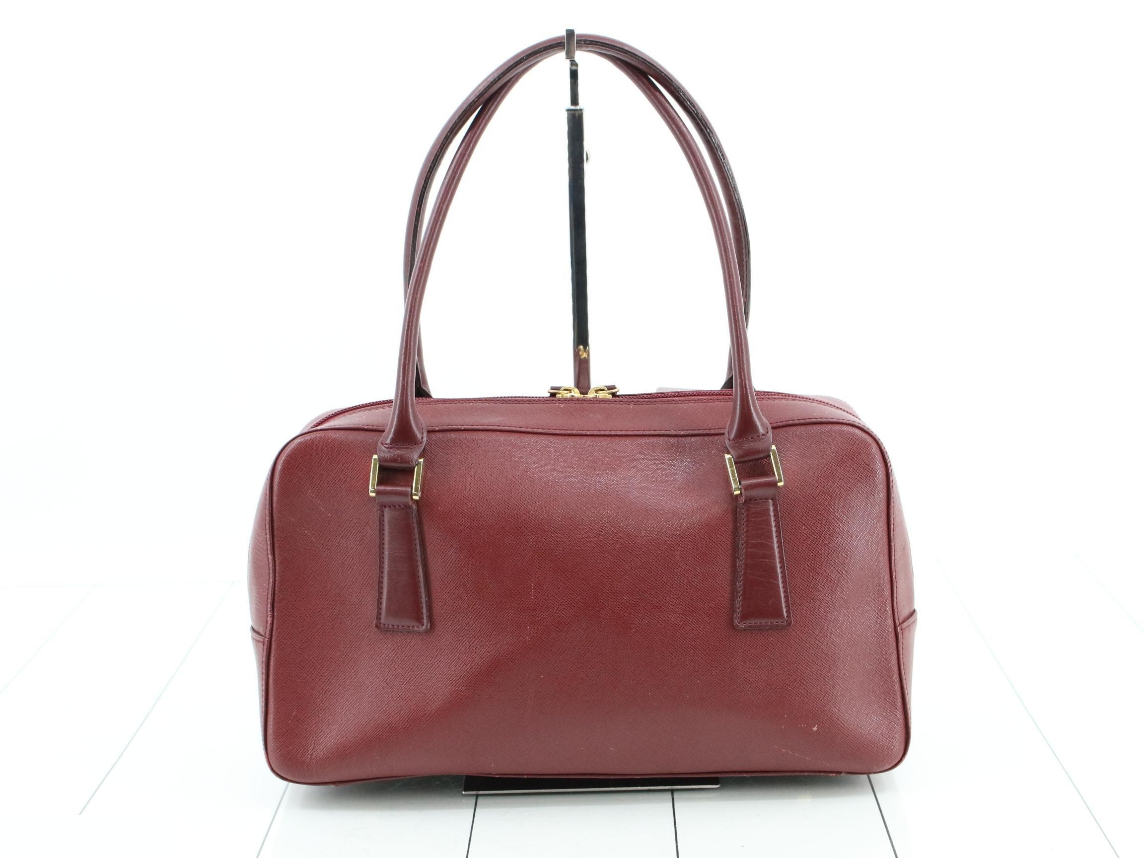 Saffiano leather Nova check shoulder bag — view 2