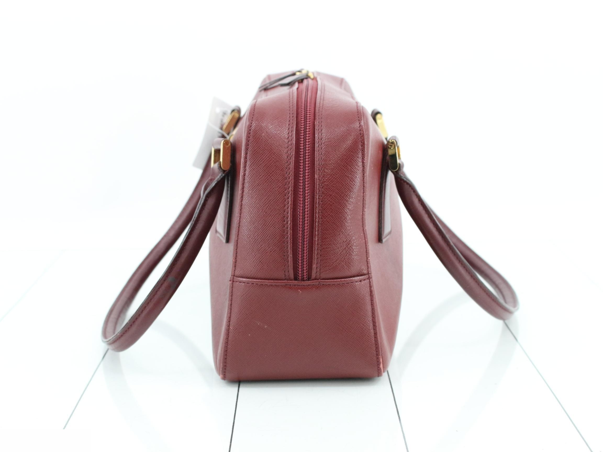 Saffiano leather Nova check shoulder bag — view 3