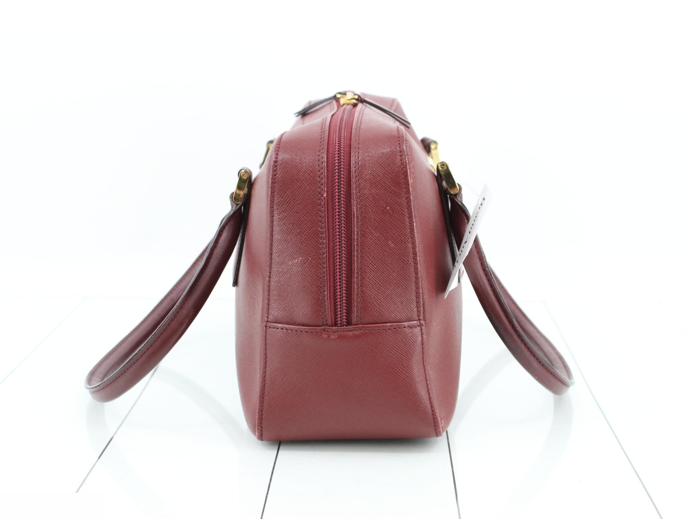 Saffiano leather Nova check shoulder bag — view 4