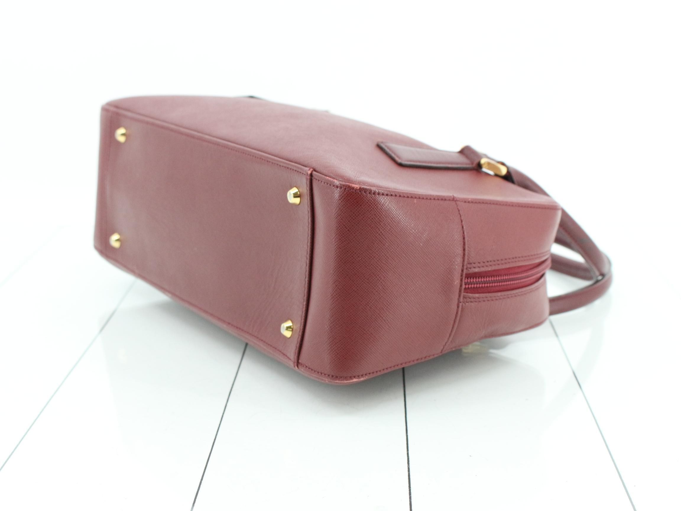 Saffiano leather Nova check shoulder bag — view 6