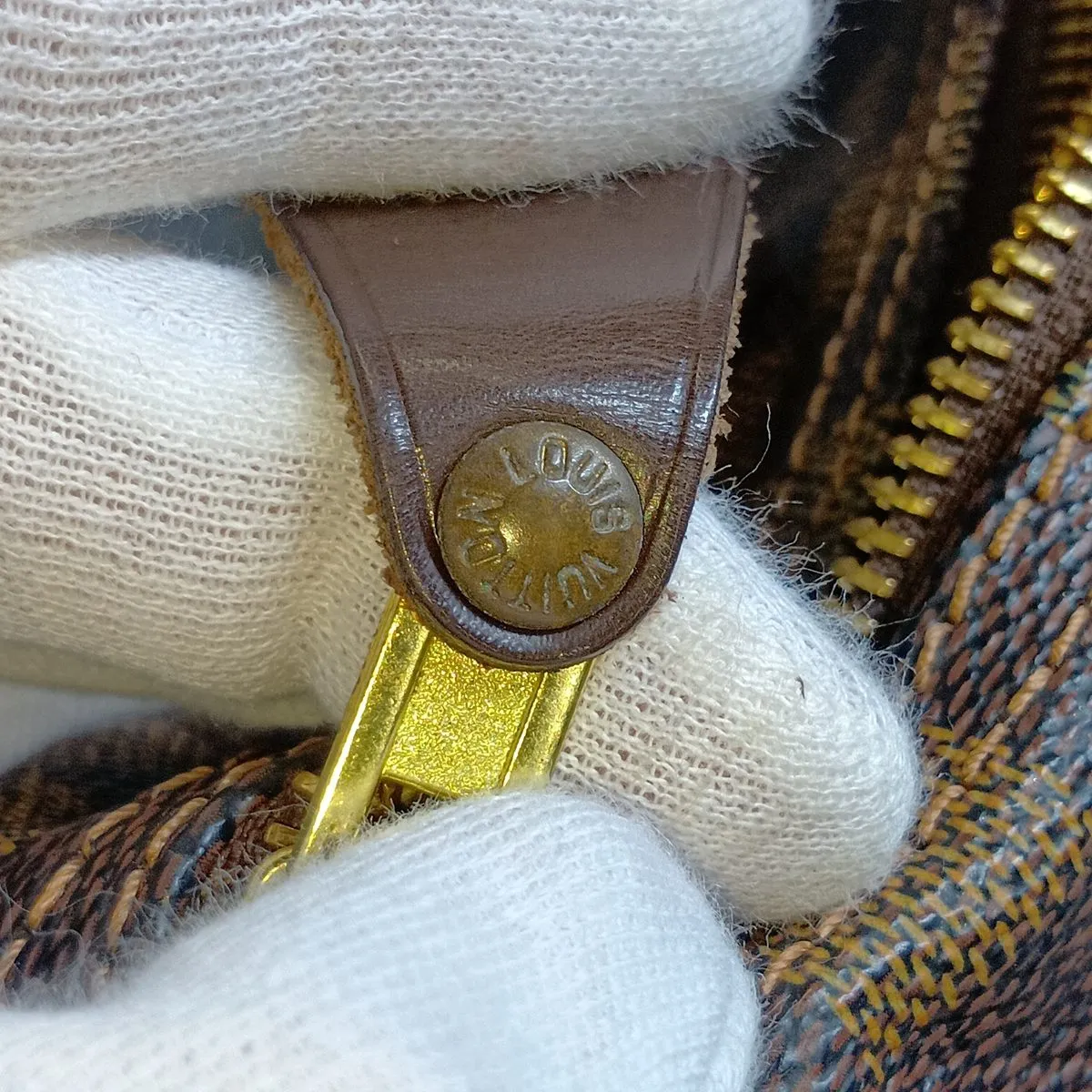 Damier Speedy 30 N41531 DU0017 Brown — view 13